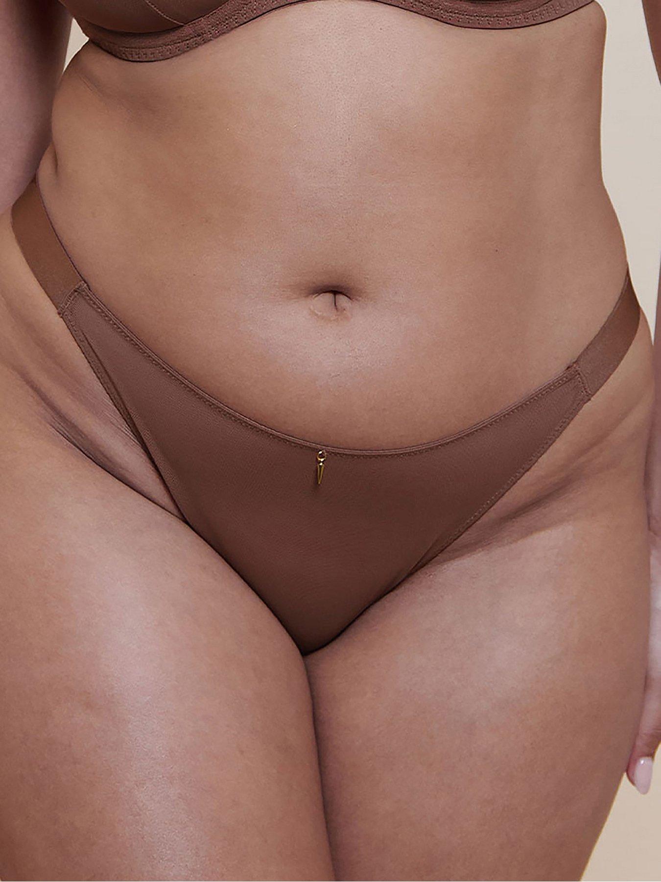 Image 1 of 6 of Curvy Kate Curvy Kate Cool Cat Tanga - Coffee