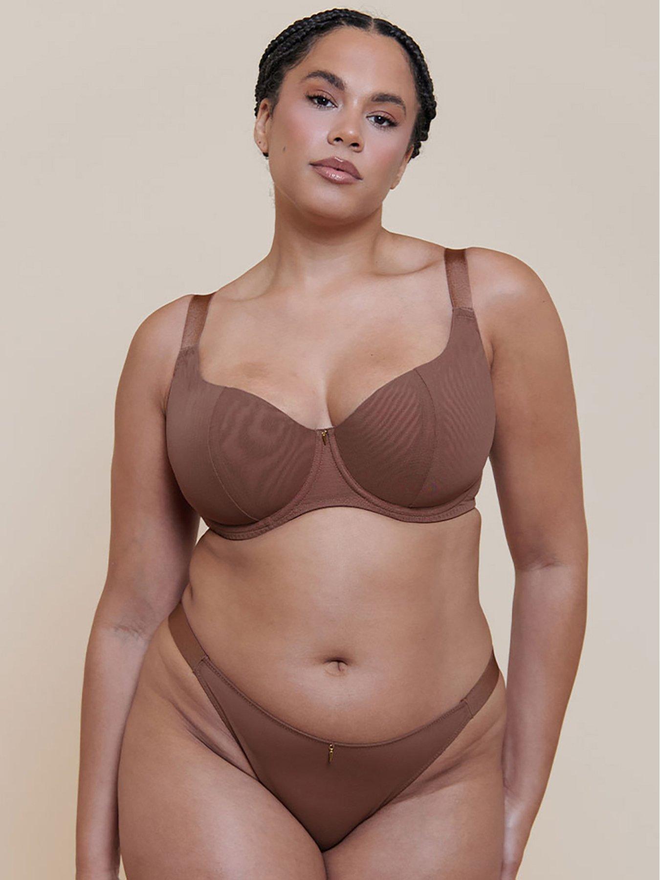 Image 3 of 6 of Curvy Kate Curvy Kate Cool Cat Tanga - Coffee