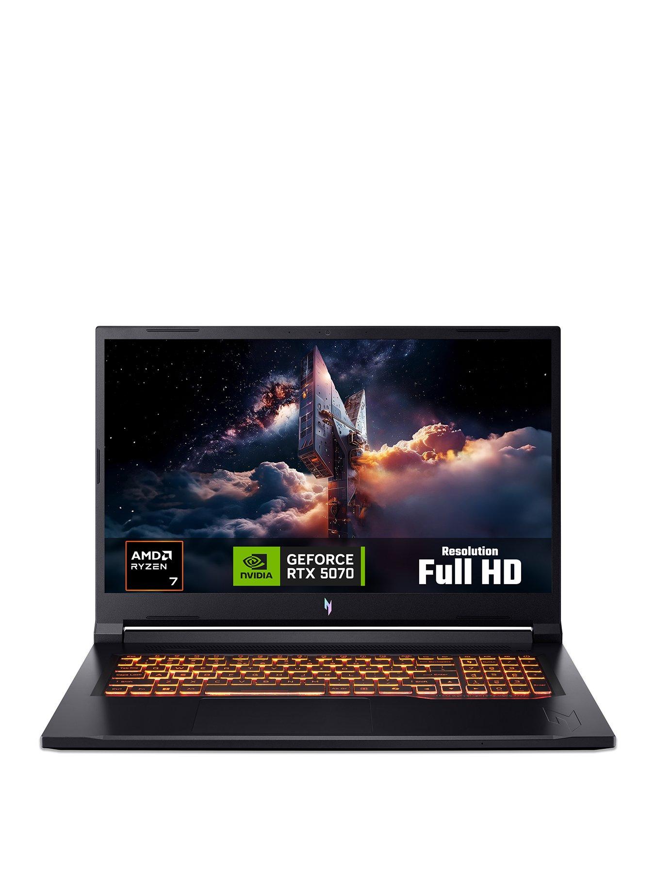 Acer Nitro V 17 Ai Gaming Laptop - Geforce Rtx 5070, Amd Ryzen 7, 16Gb Ram, 512Gb Ssd, 144Hz, 17.3In Fhd Ips, Black