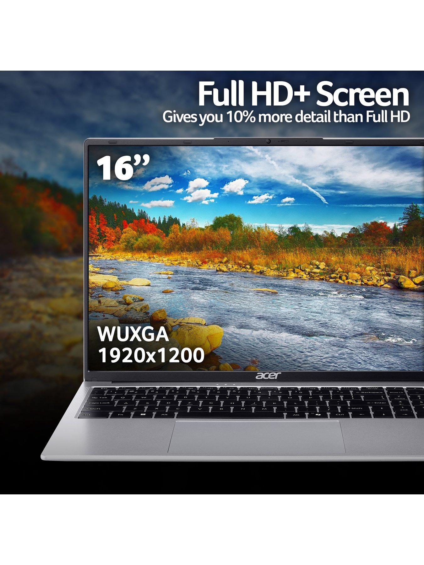 Image 7 of 8 of Acer SFL16-31P Traditional Laptop - Intel Core 3 processor N355, 8 GB, 256GB , UMA, 16" WUXGA IPS, Windows 11 , Silver