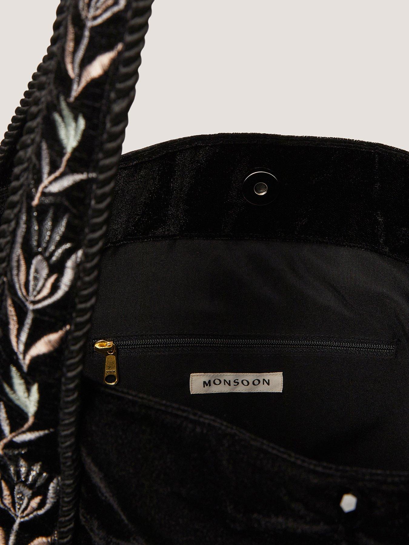 Image 4 of 4 of Monsoon Osha Floral Emb Tote
