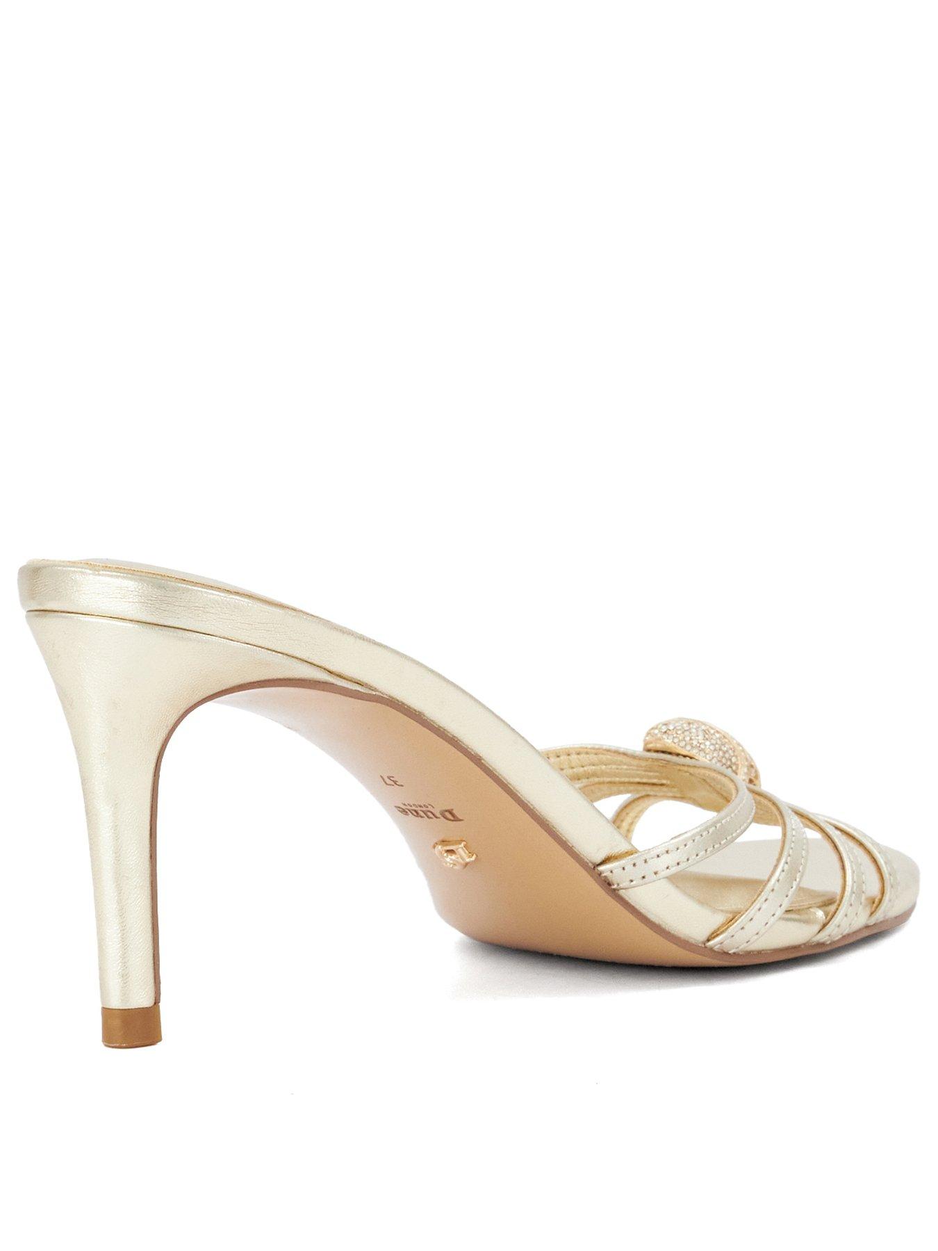 Image 4 of 6 of Dune London Masson Dressy Sandal - Gold