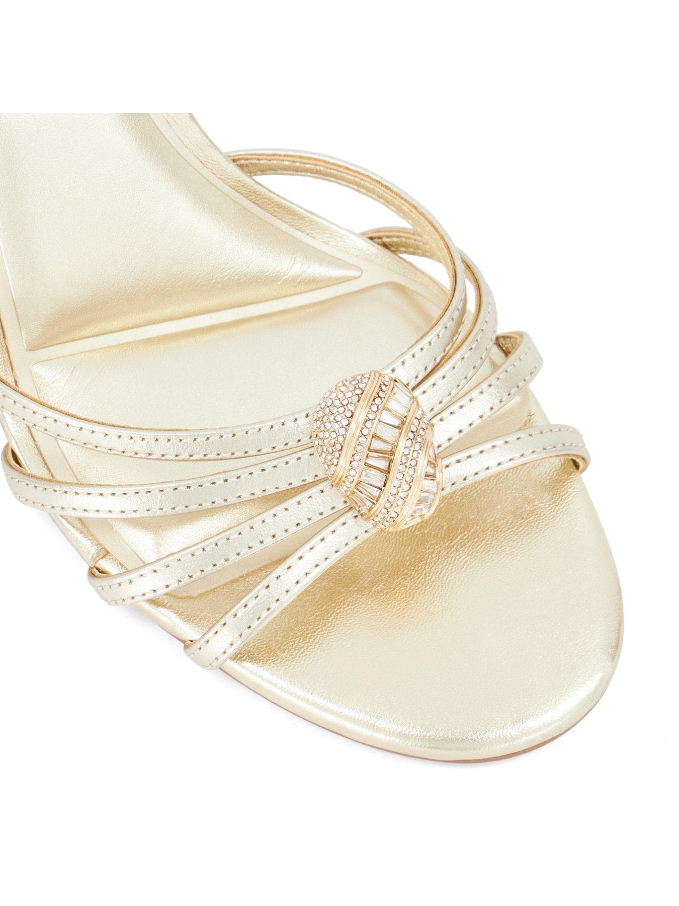 Image 6 of 6 of Dune London Masson Dressy Sandal - Gold