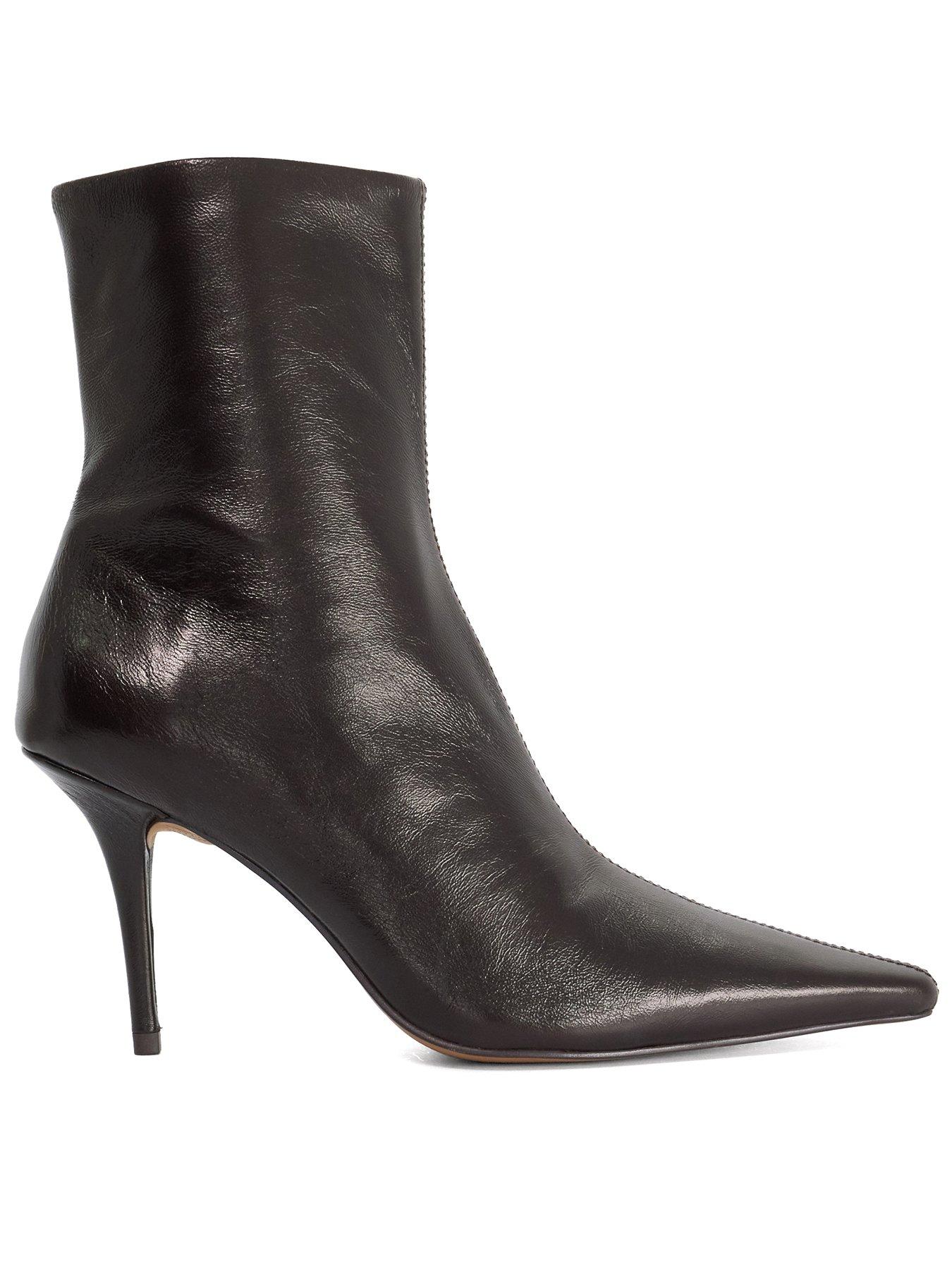 Image 1 of 6 of Dune London Omara Low Boot - Dark Brown