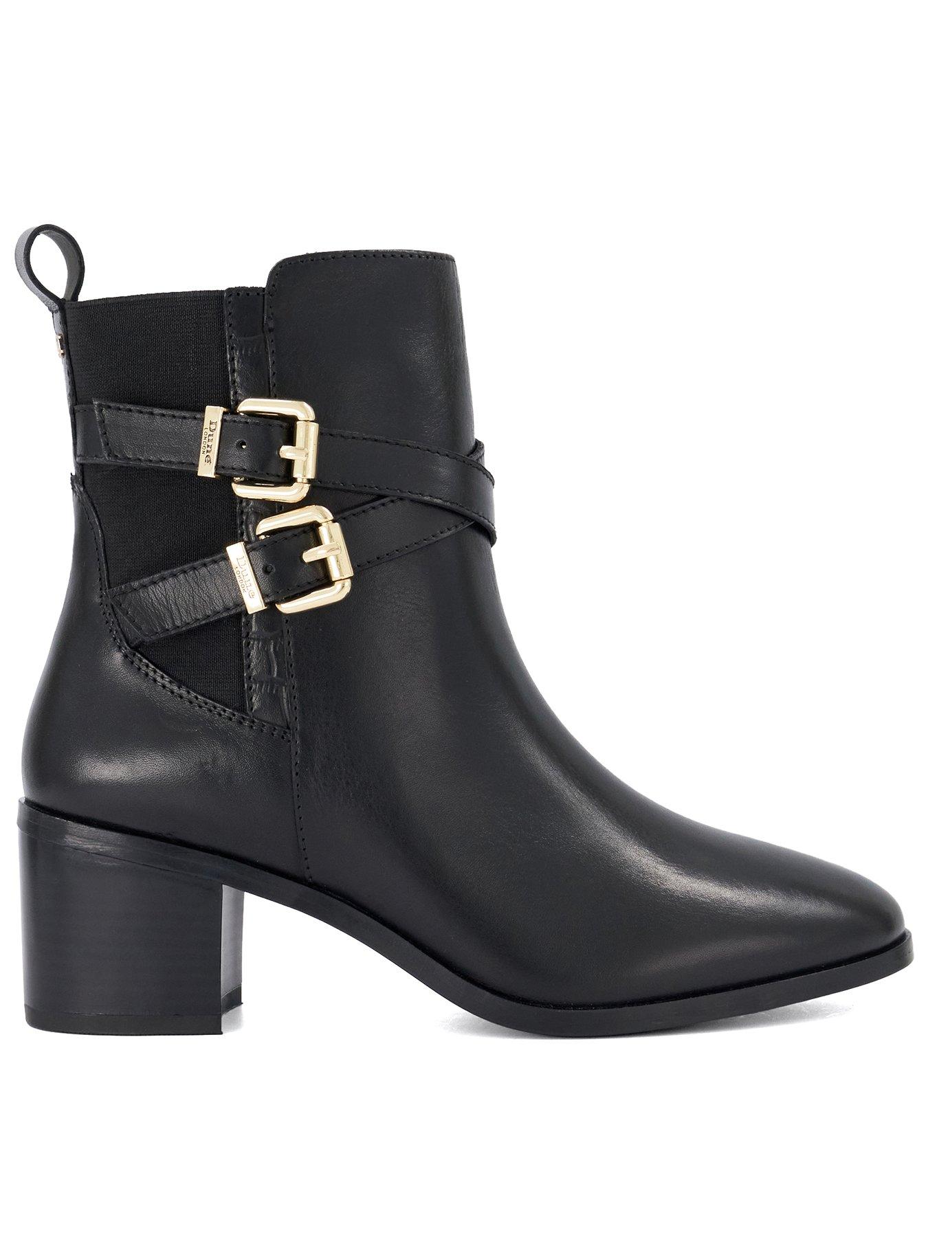 Image 1 of 6 of Dune London Pabbi Low Boot - Black