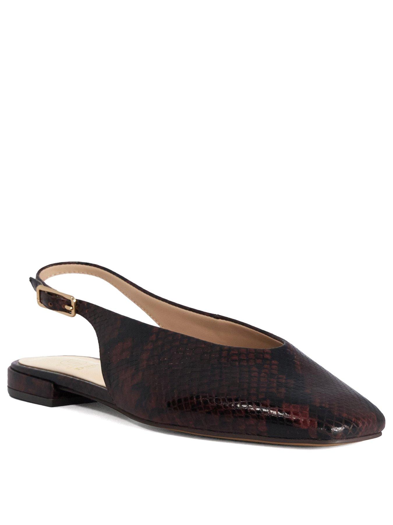 Image 2 of 5 of Dune London Heartbeat Casual Ballet Flat - Brown