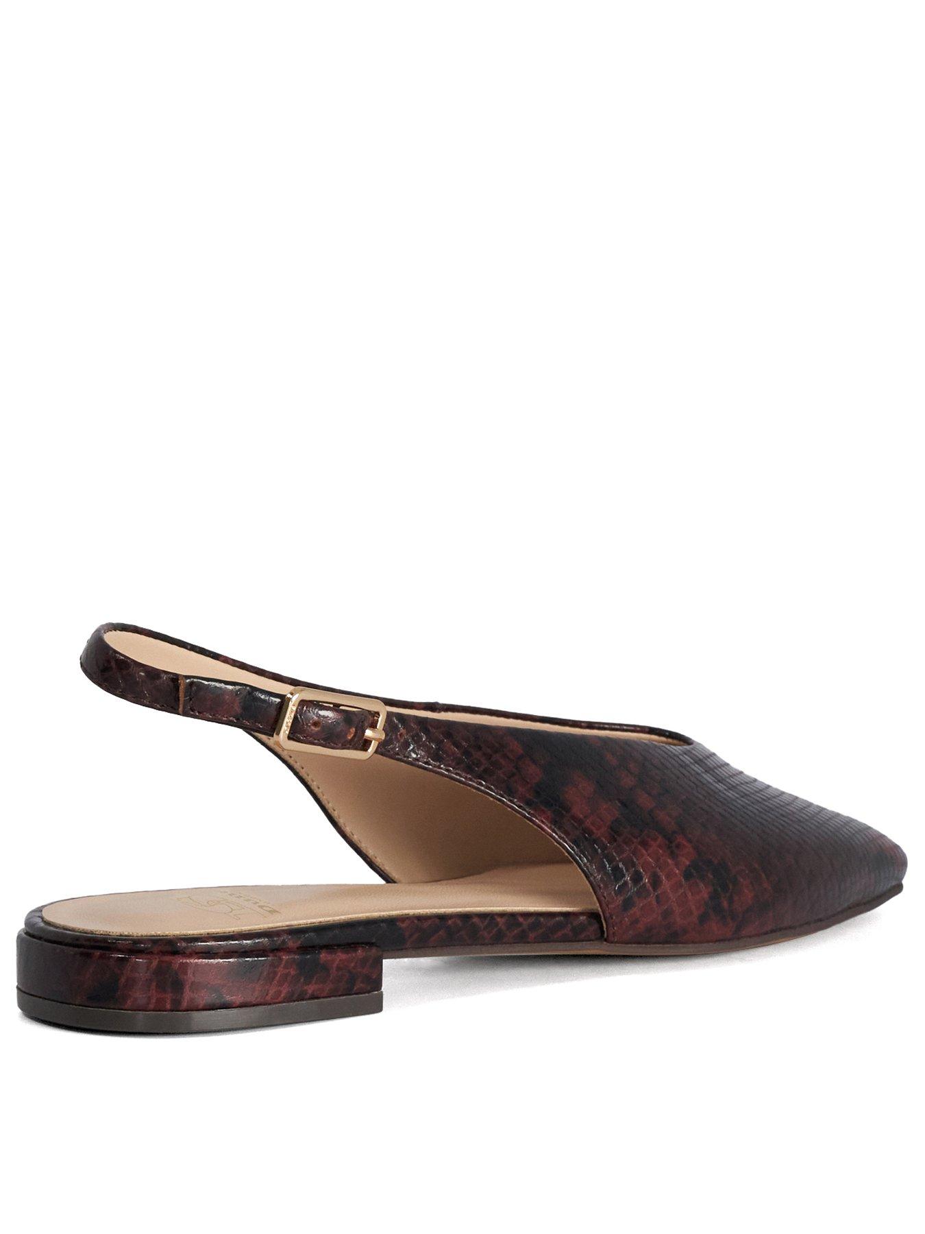 Image 3 of 5 of Dune London Heartbeat Casual Ballet Flat - Brown
