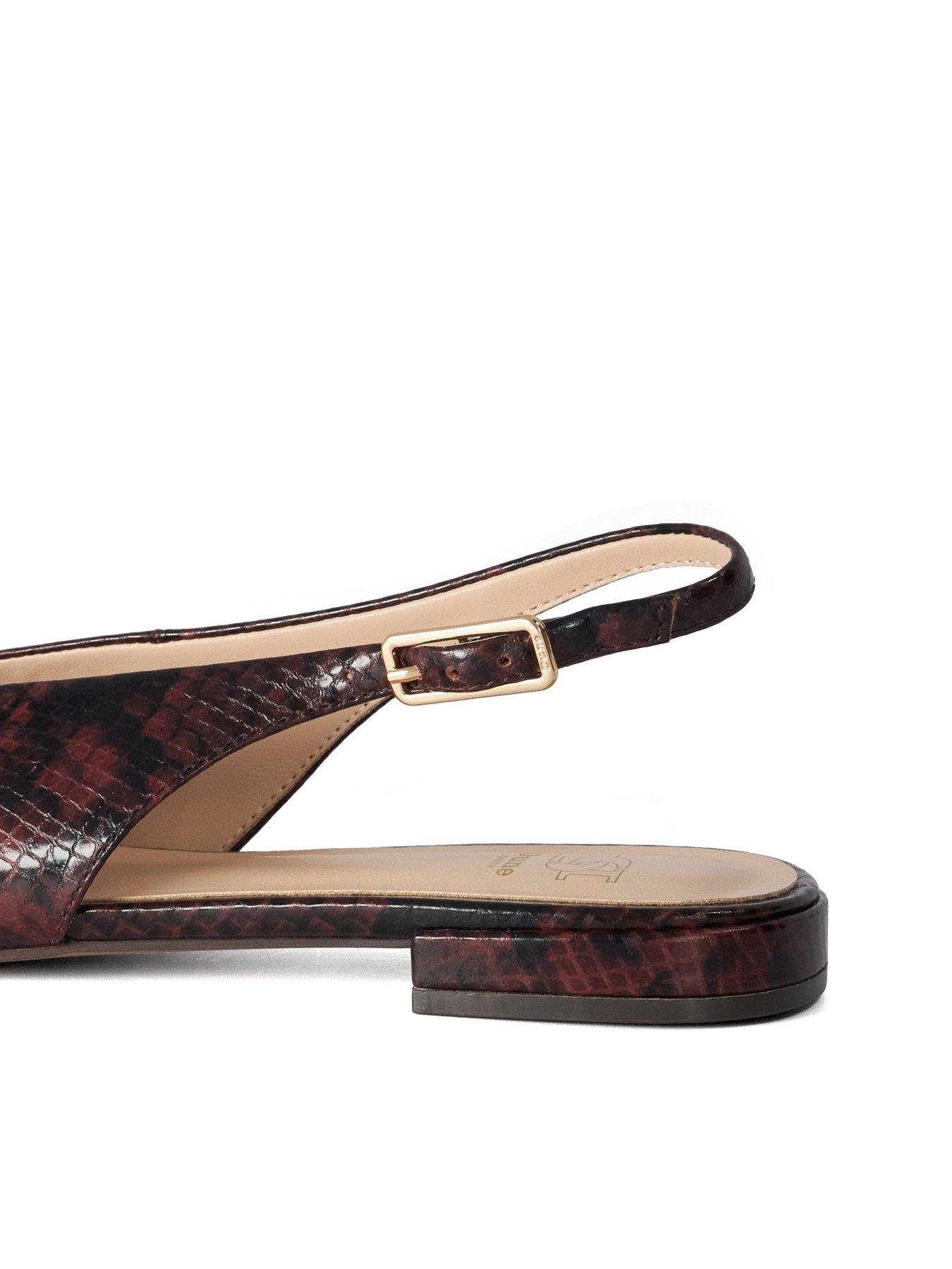 Image 5 of 5 of Dune London Heartbeat Casual Ballet Flat - Brown