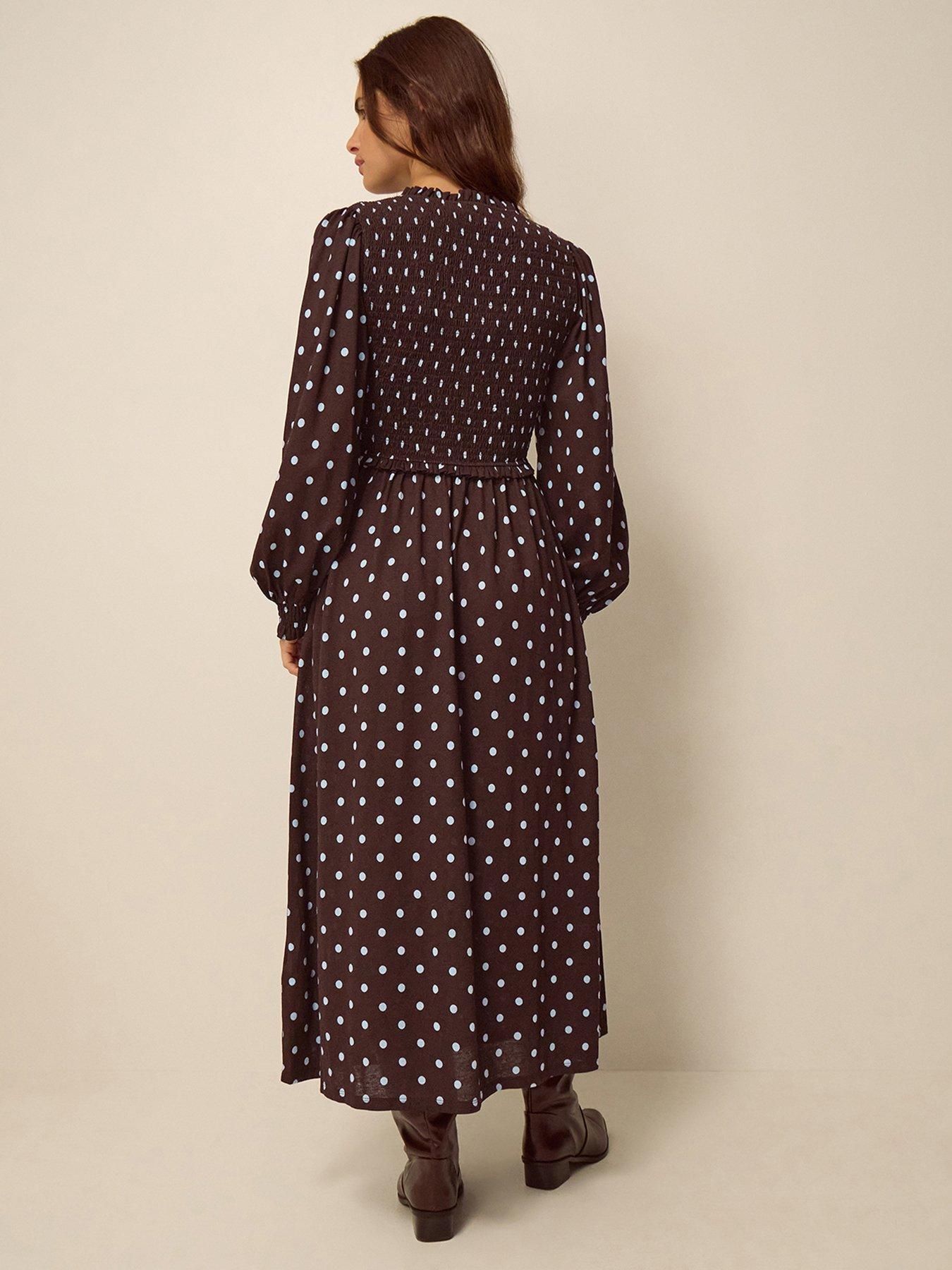 Image 2 of 5 of Monsoon Shae Shirred Jersey Dress