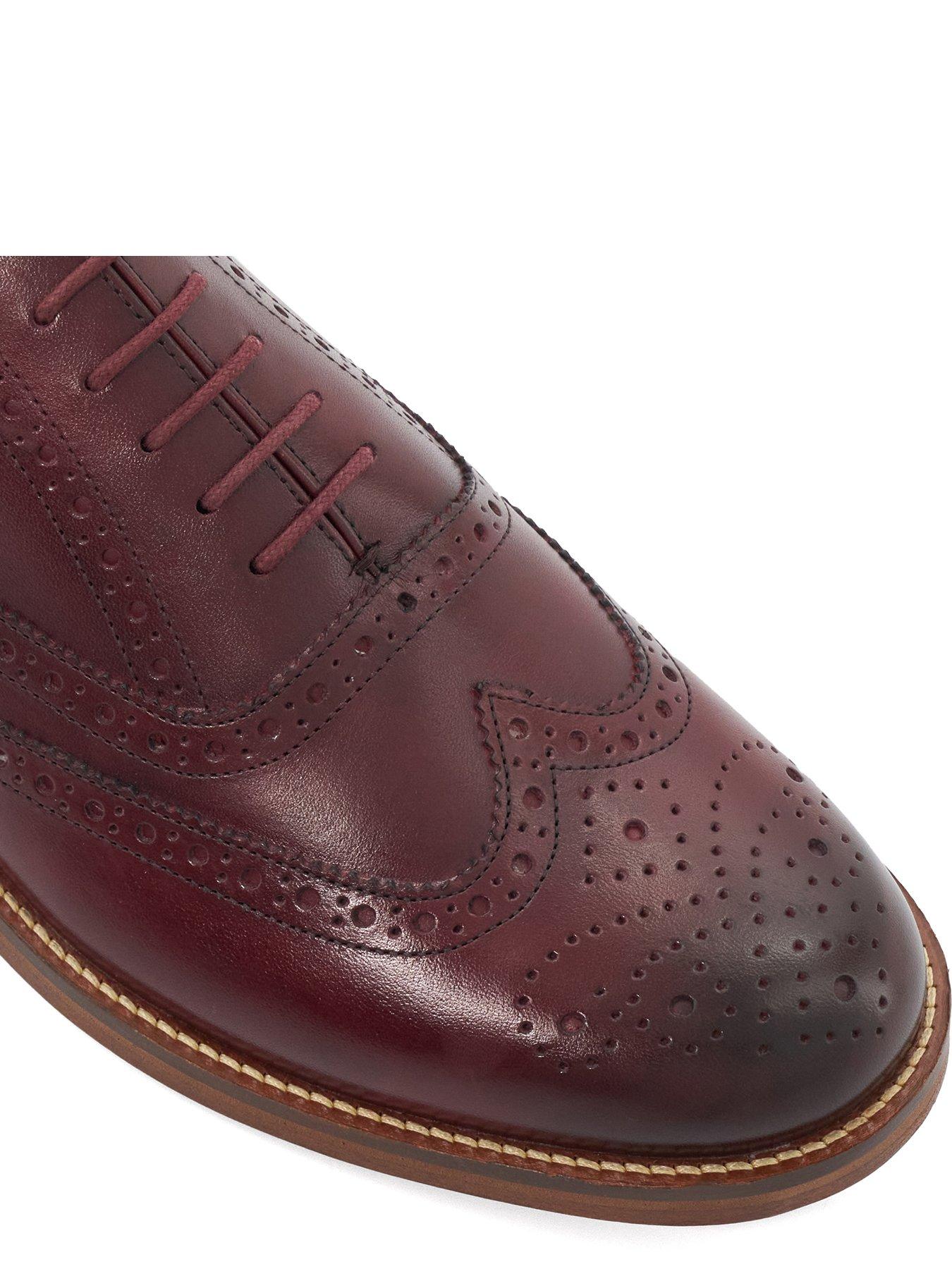 Image 4 of 5 of Dune London Sadwell Formal Shoes - Burgundy