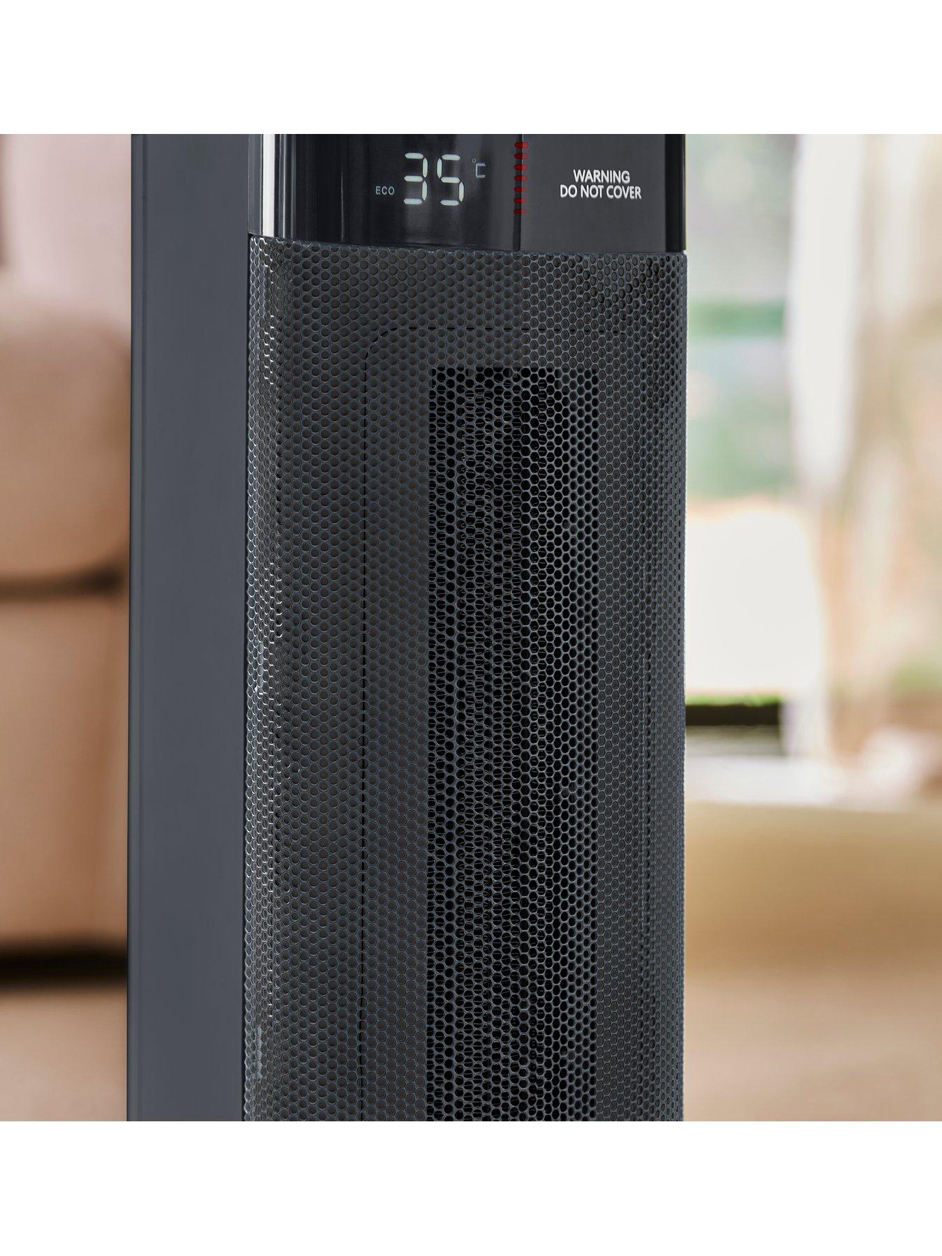 Morphy Richards 2kW Ceramic Tower Fan Heater Grey | Very Ireland
