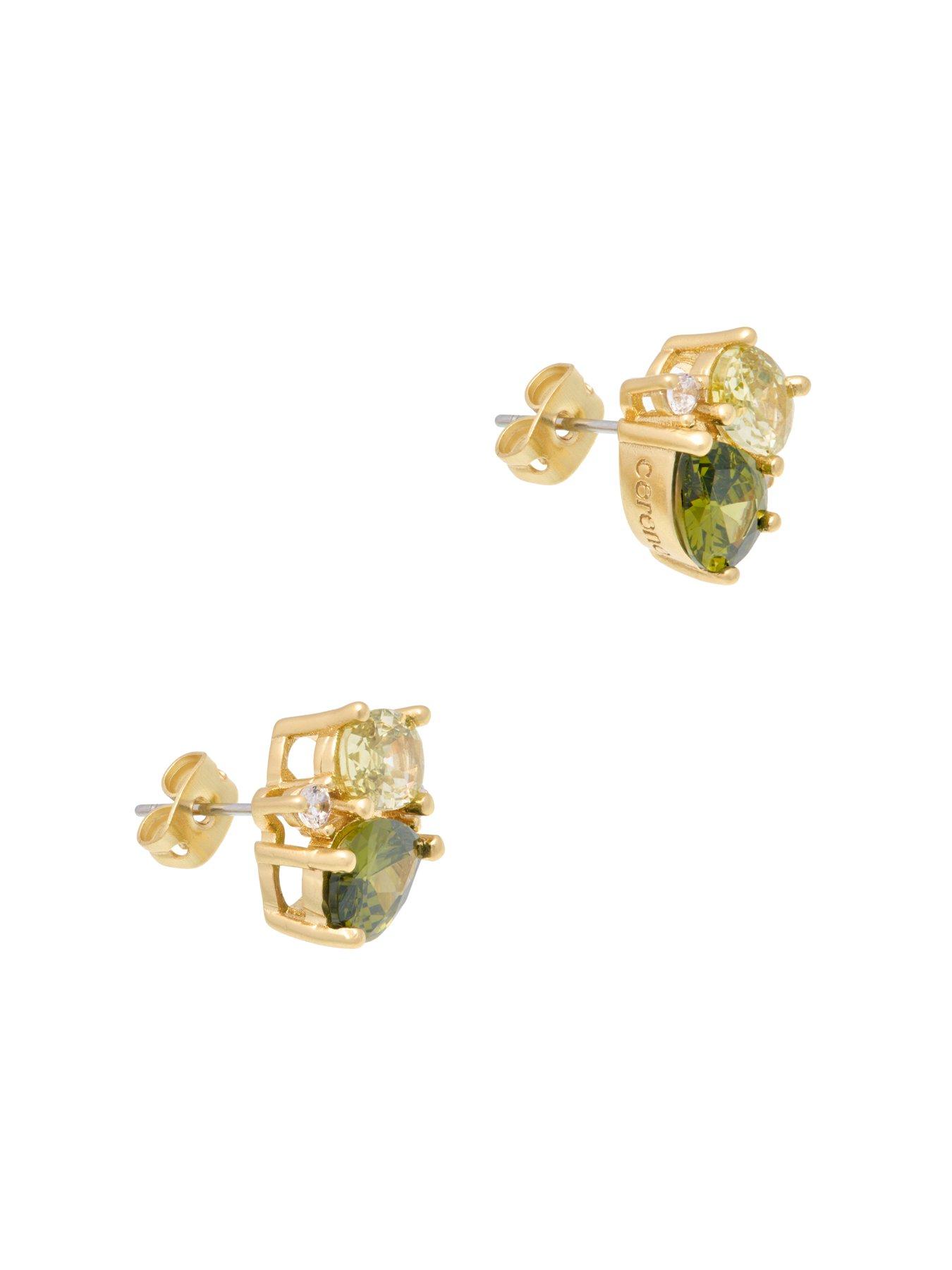 Image 6 of 7 of Cerene DUO: Crystal Cluster Stud Earrings