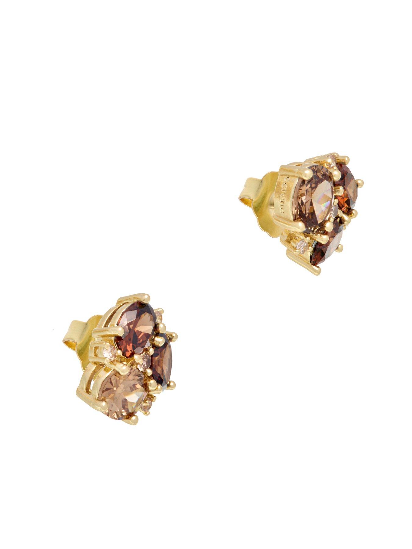 Image 6 of 7 of Cerene CERA: Statement Crystal Stud Earrings