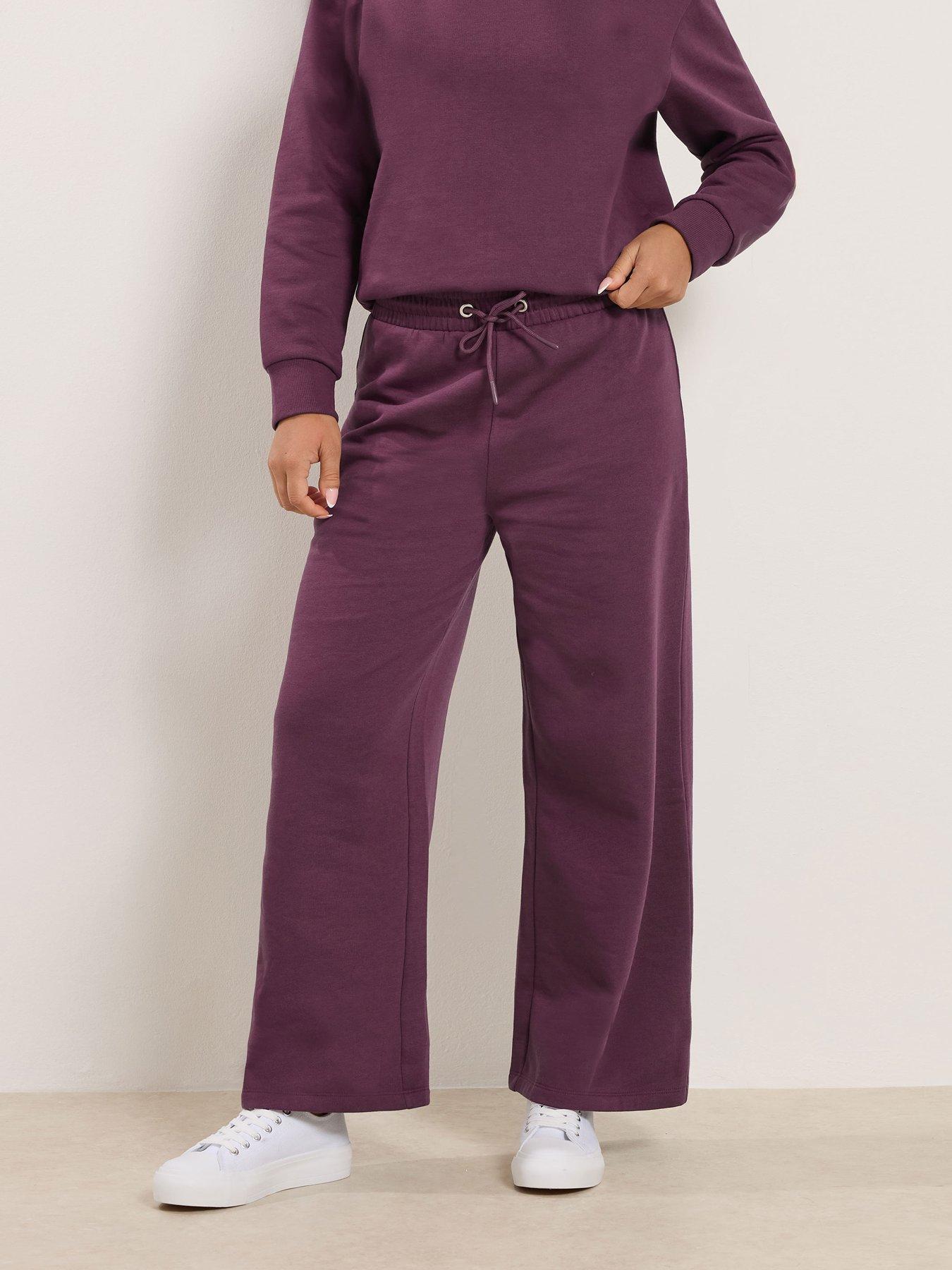 Image 1 of 4 of M&Co Petite Petite Wide Leg Jogger
