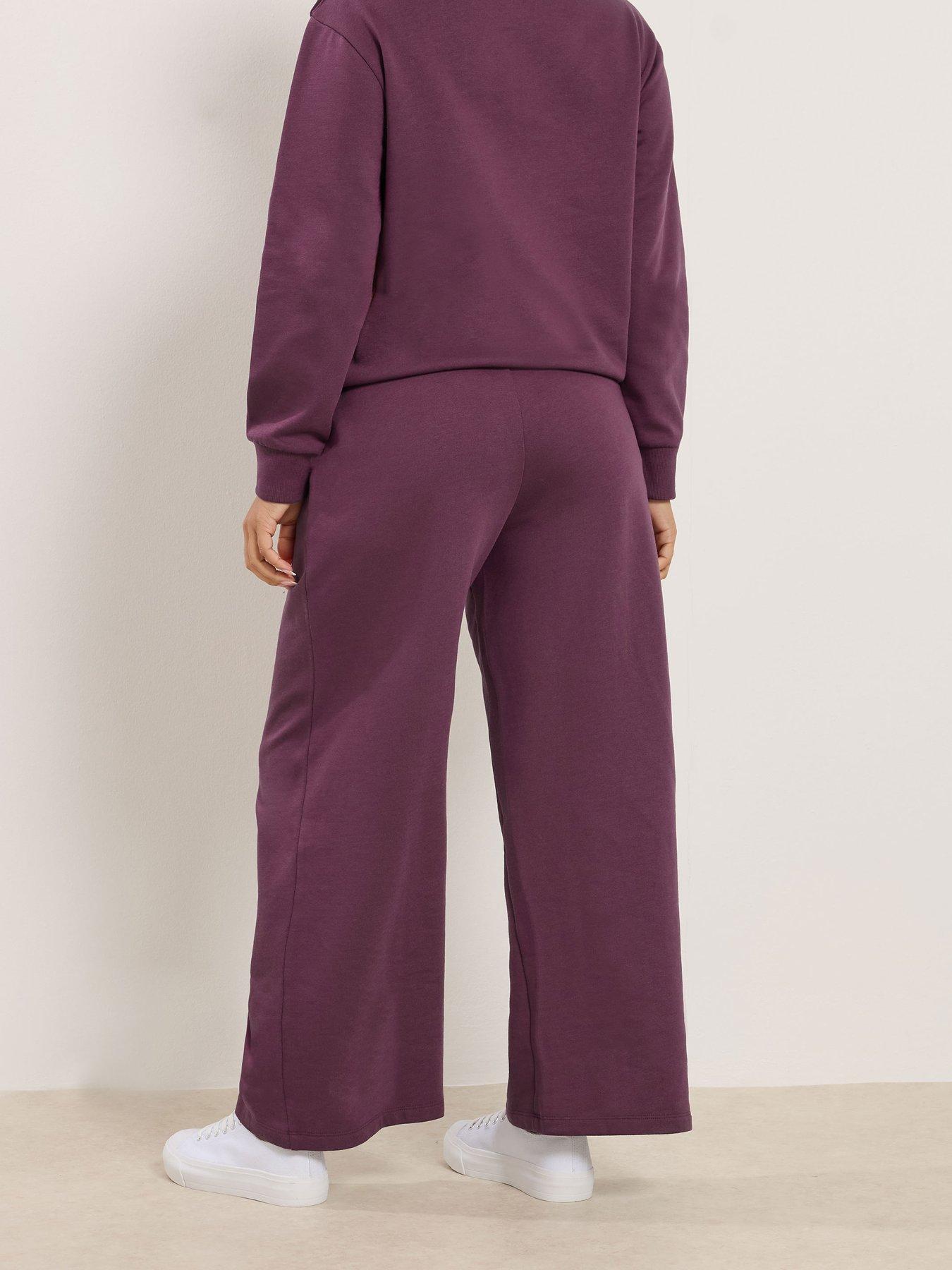 Image 2 of 4 of M&Co Petite Petite Wide Leg Jogger
