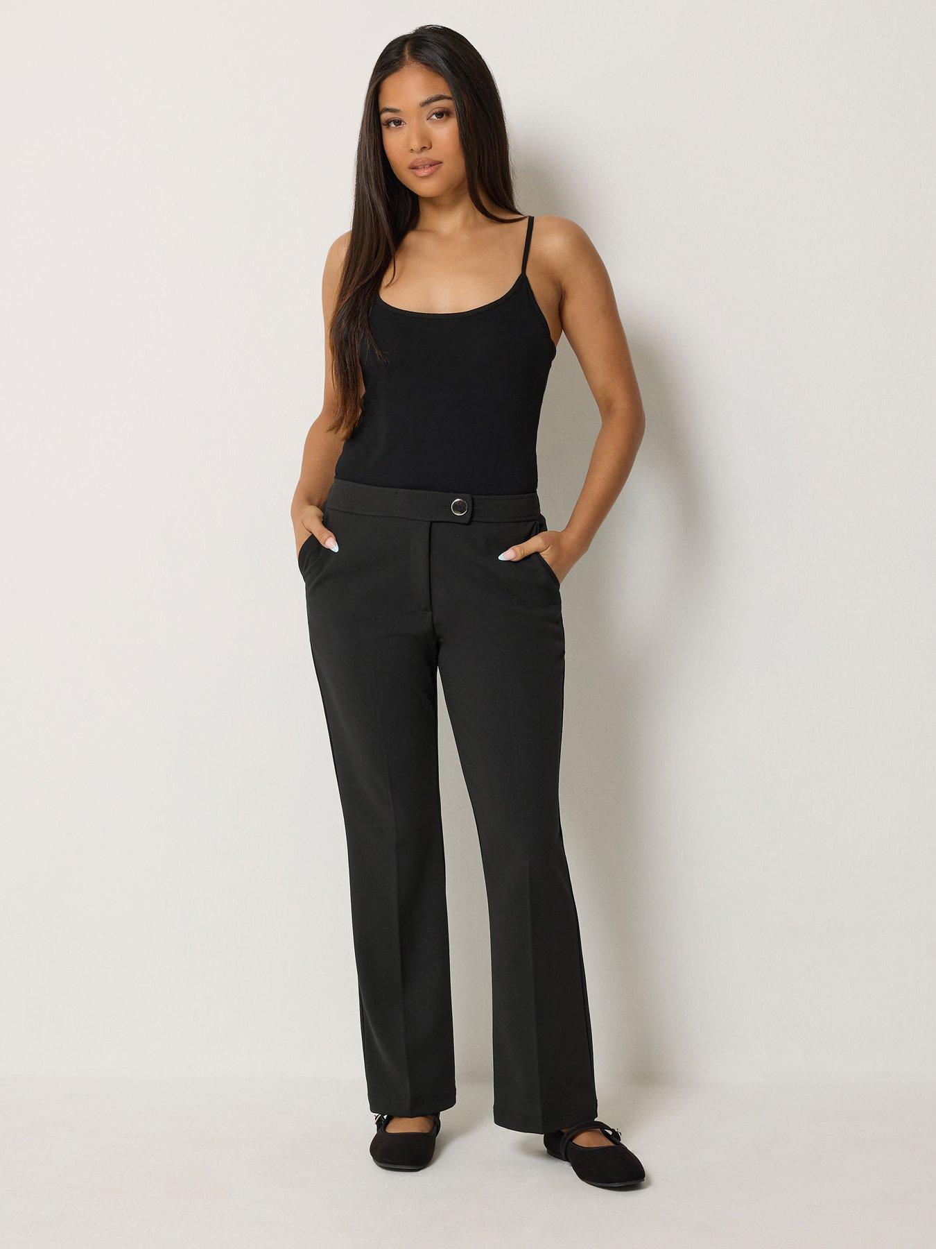 Image 3 of 4 of M&Co Petite Petite Tailored Bootcut Trouser 27"