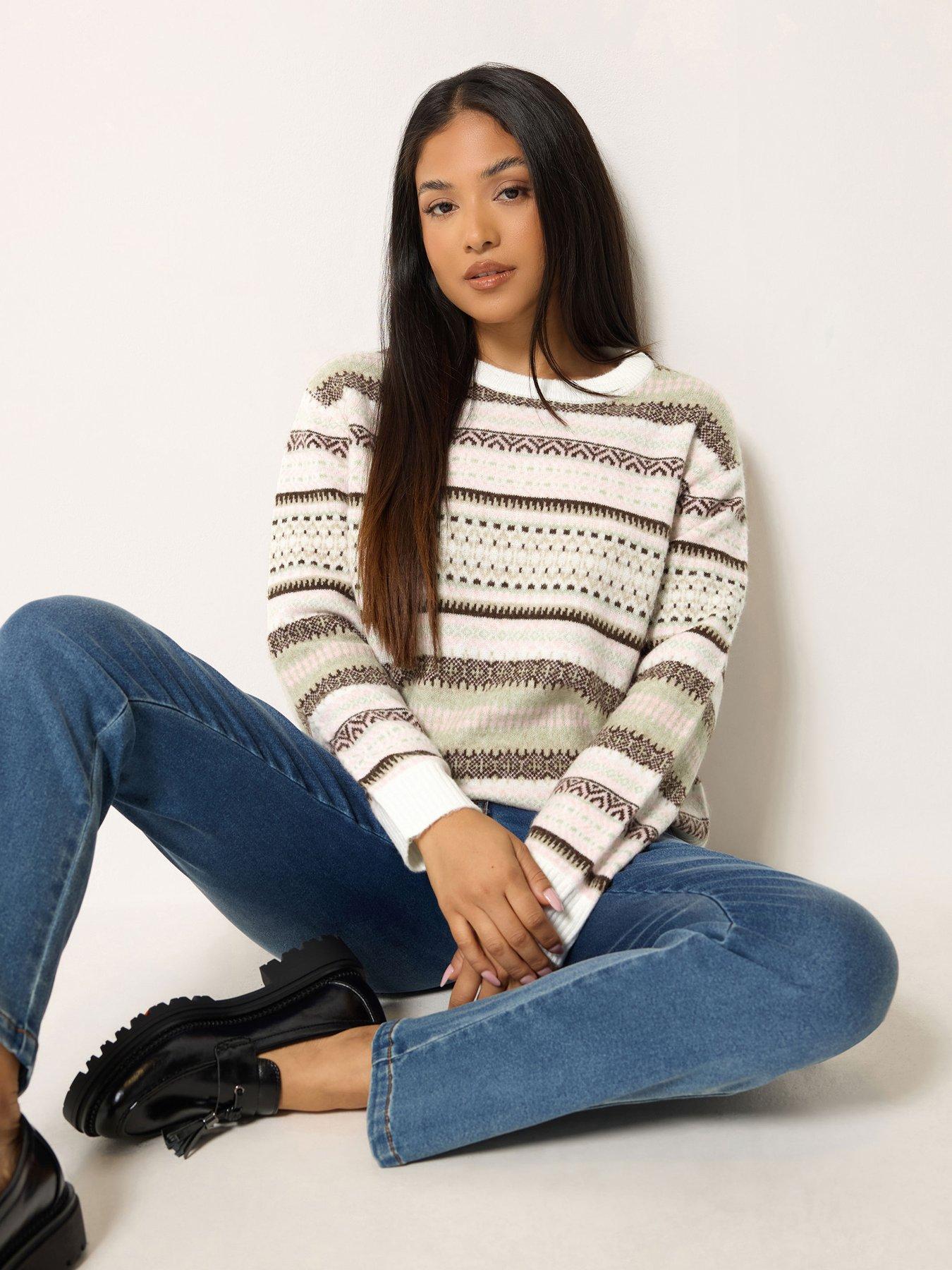 Image 1 of 4 of M&Co Petite Petite Fairisle Jumper