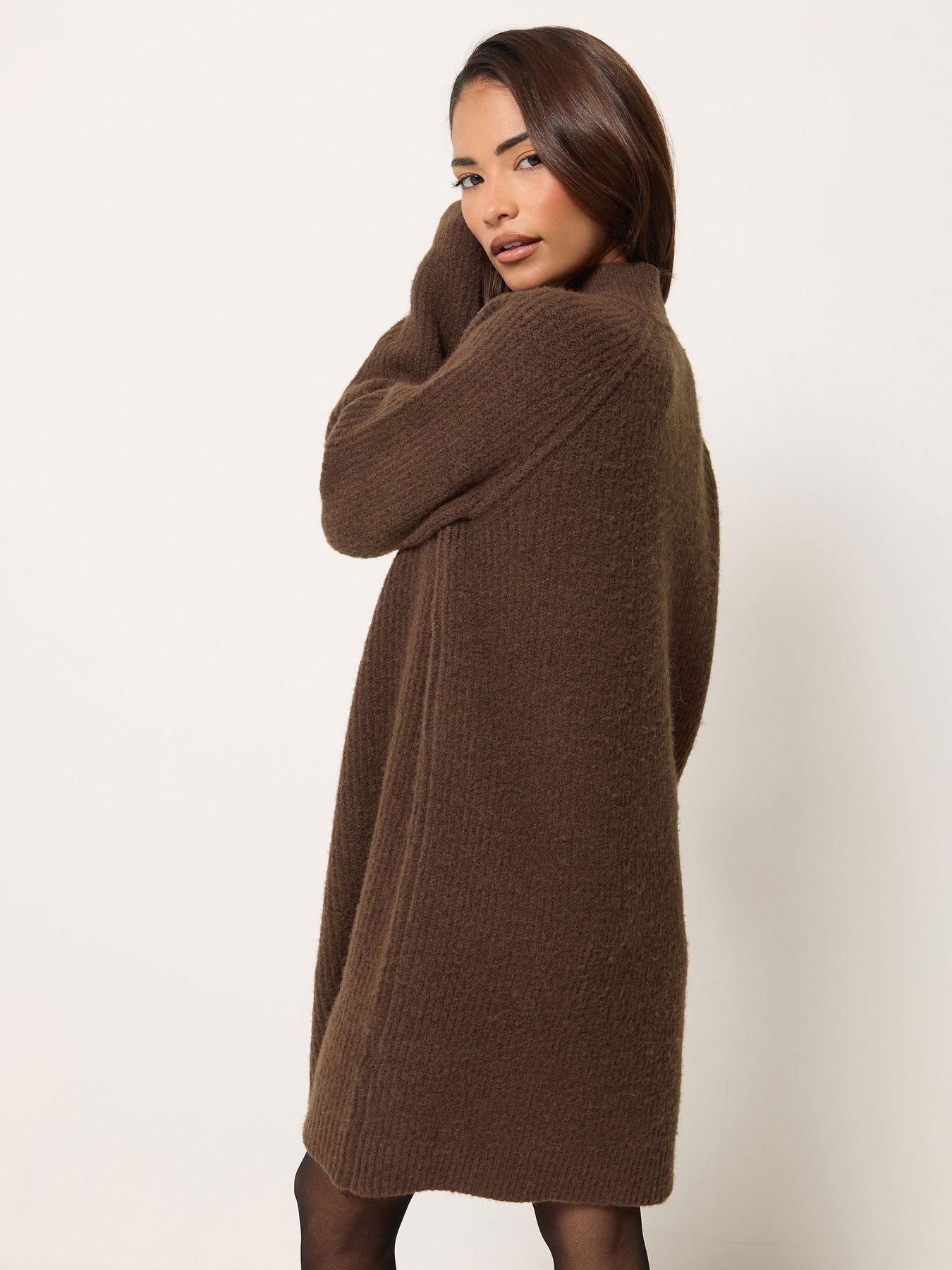 Image 2 of 4 of M&Co Petite Petite Turtle Neck Tunic Jumper