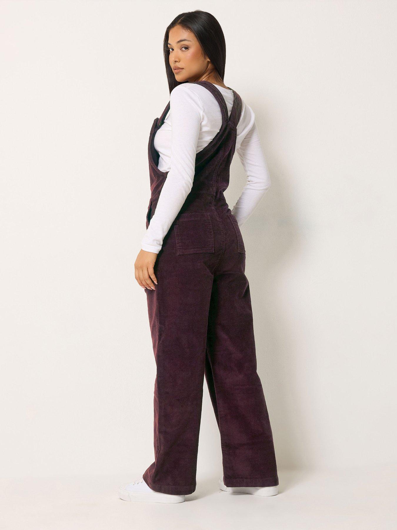 Image 2 of 4 of M&Co Petite Petite Corduroy Dungarees