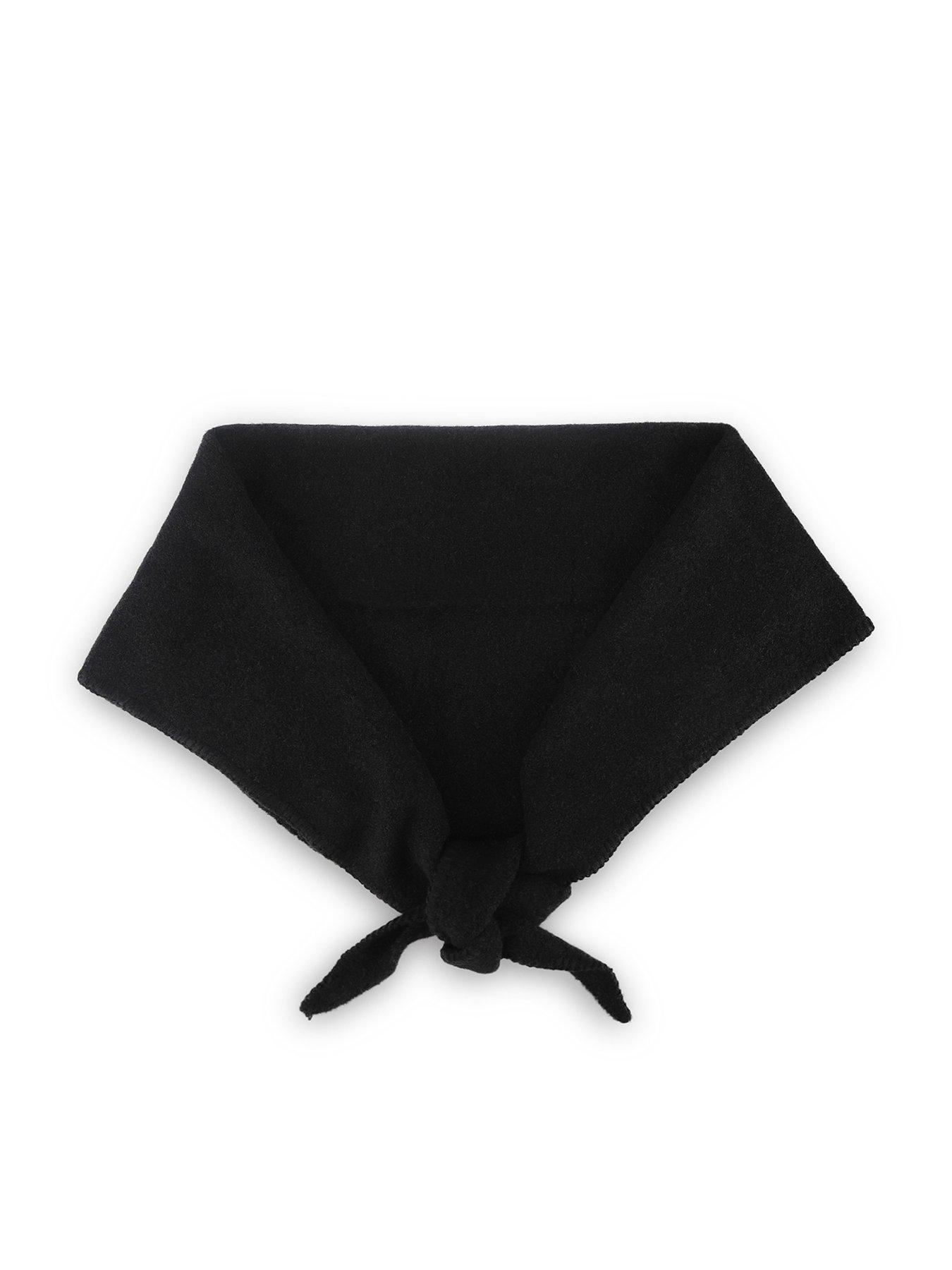 Image 1 of 5 of Totes Isotoner Totes Isotoner Womens Wool Blend Triangle Scarf - Black