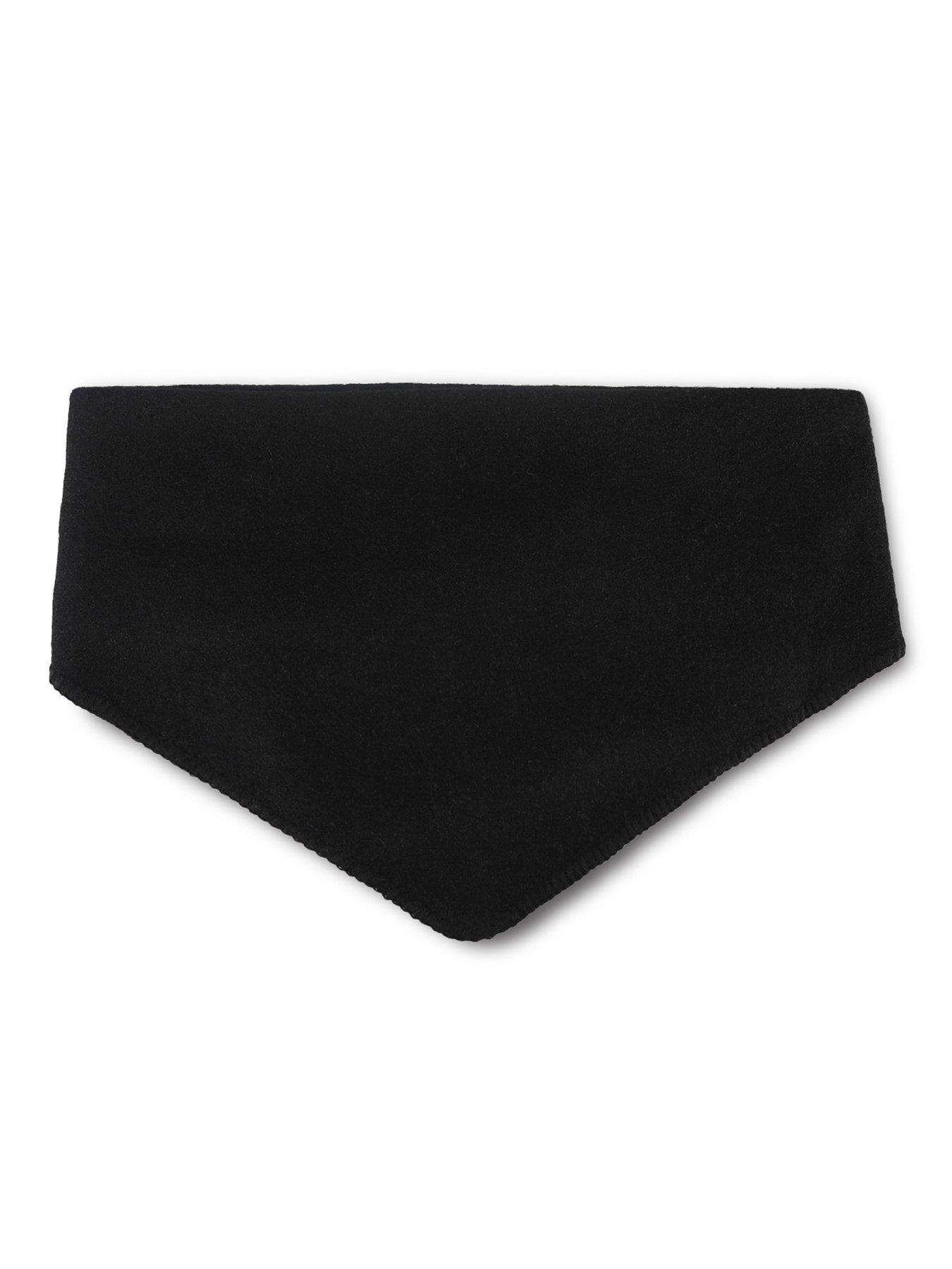 Image 3 of 5 of Totes Isotoner Totes Isotoner Womens Wool Blend Triangle Scarf - Black