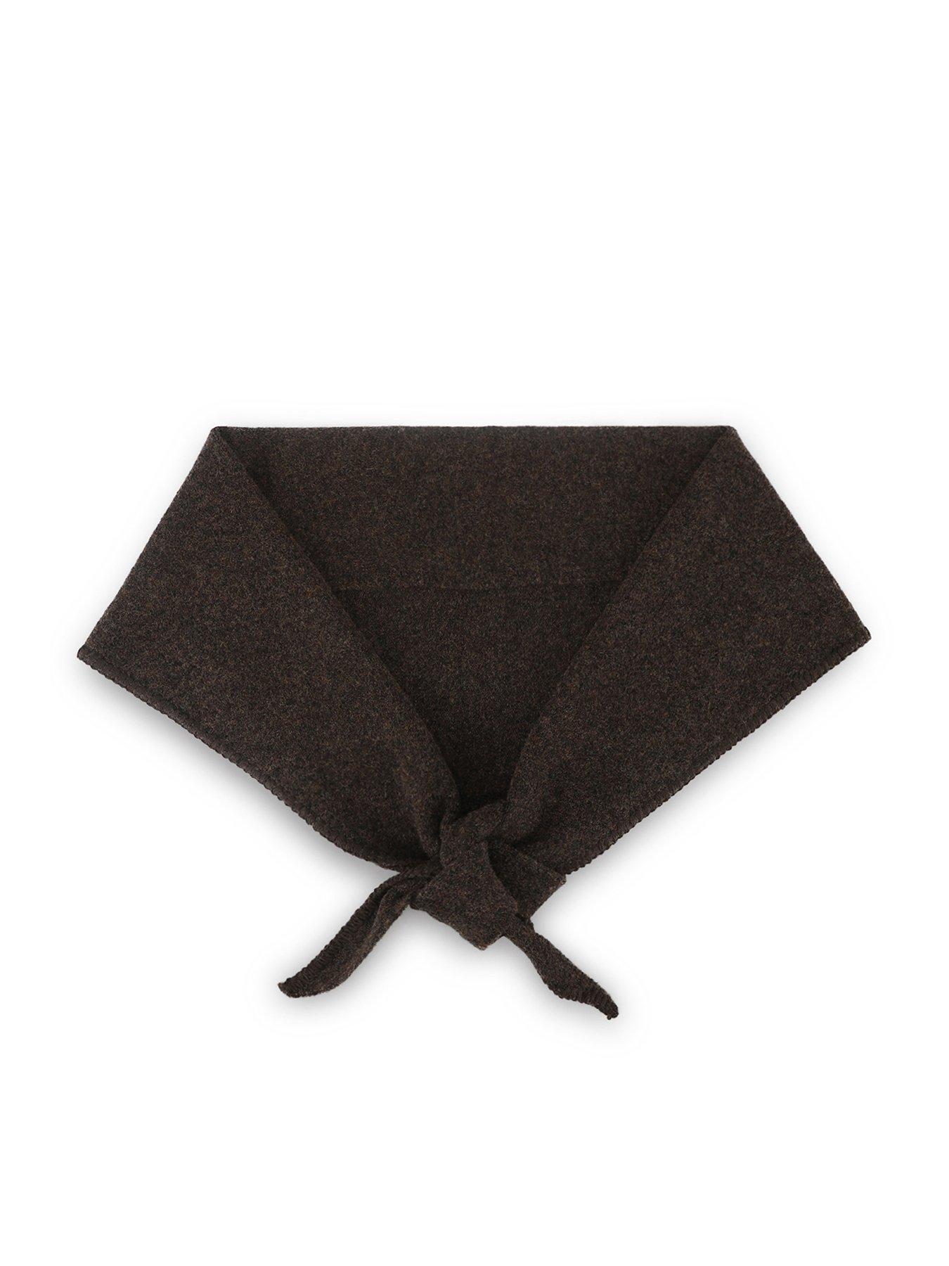 Image 1 of 5 of Totes Isotoner Totes Isotoner Womens Wool Blend Triangle Scarf - Brown