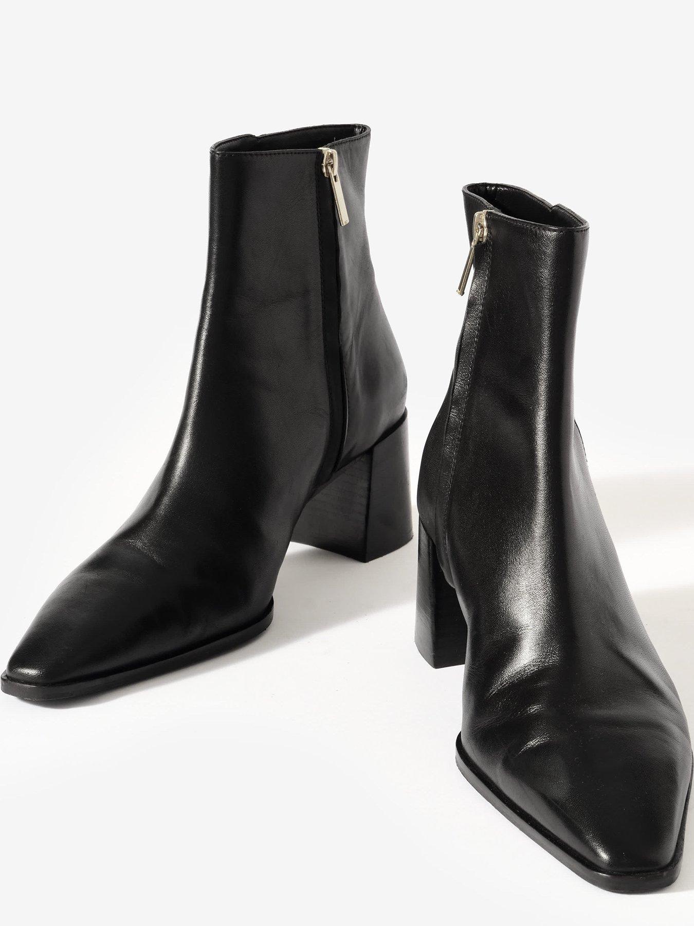Image 4 of 5 of Mint Velvet Tilda Black Leather Boot