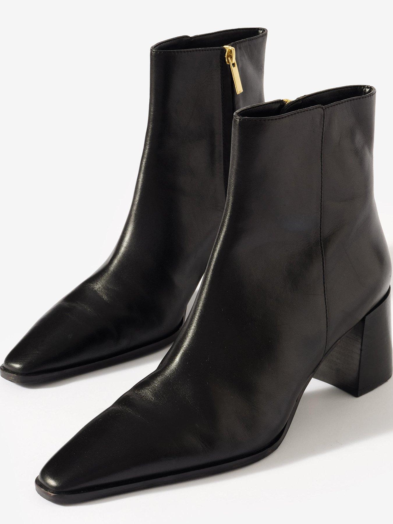 Image 5 of 5 of Mint Velvet Tilda Black Leather Boot