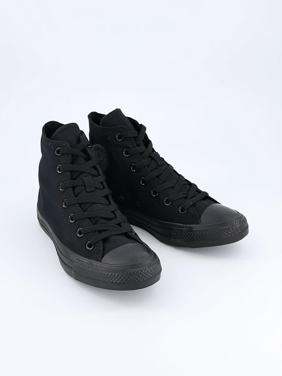 Image thumbnail 5 of 5 of Converse Unisex Hi Top Trainers - Black/black
