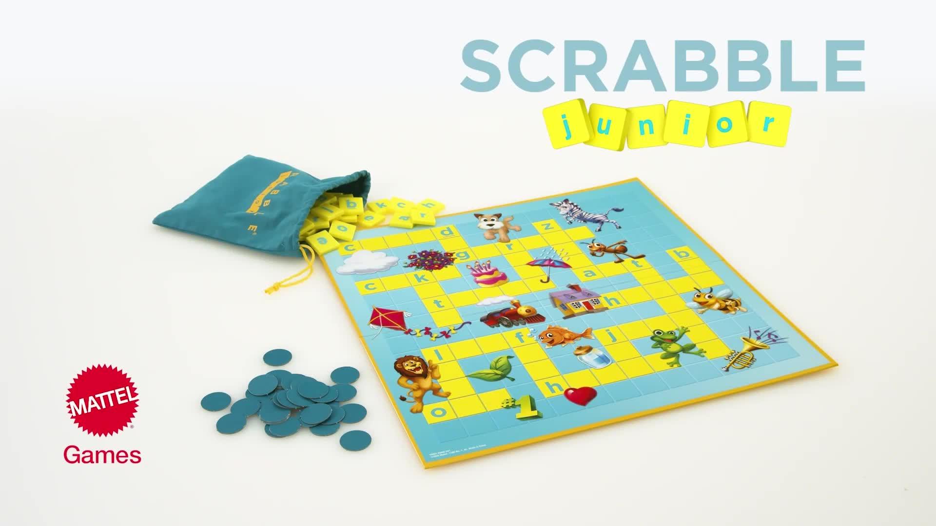 Image thumbnail 8 of 8 of Mattel Scrabble Junior Family Board&nbsp;Game