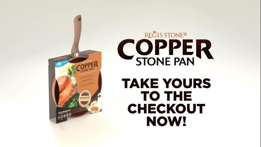 JML  Copper Stone Pan Black Series - The Copper Stone pan but in a new  black and copper finish