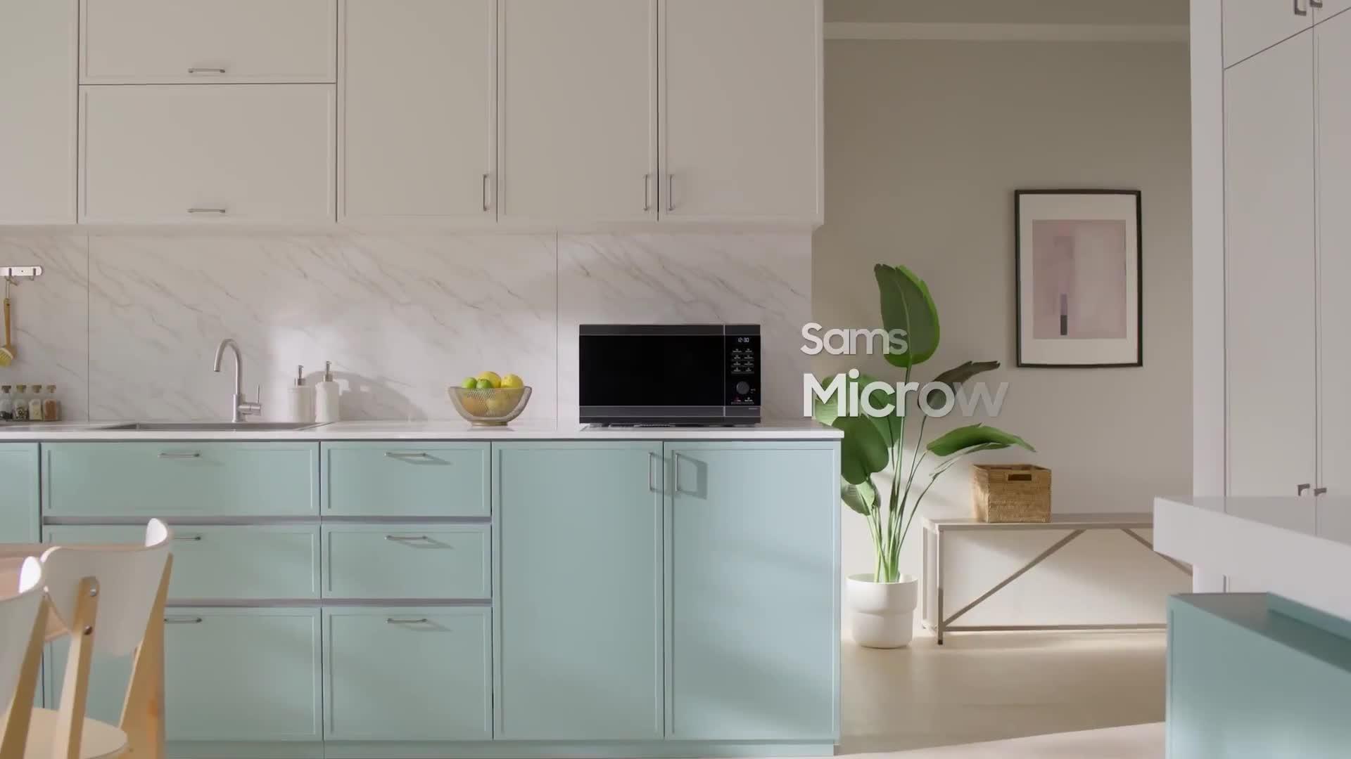 Image thumbnail 8 of 8 of Samsung MC28H5013AS/EU 28-Litre Convection Microwave Oven with Ceramic Enamel Interior - Silver