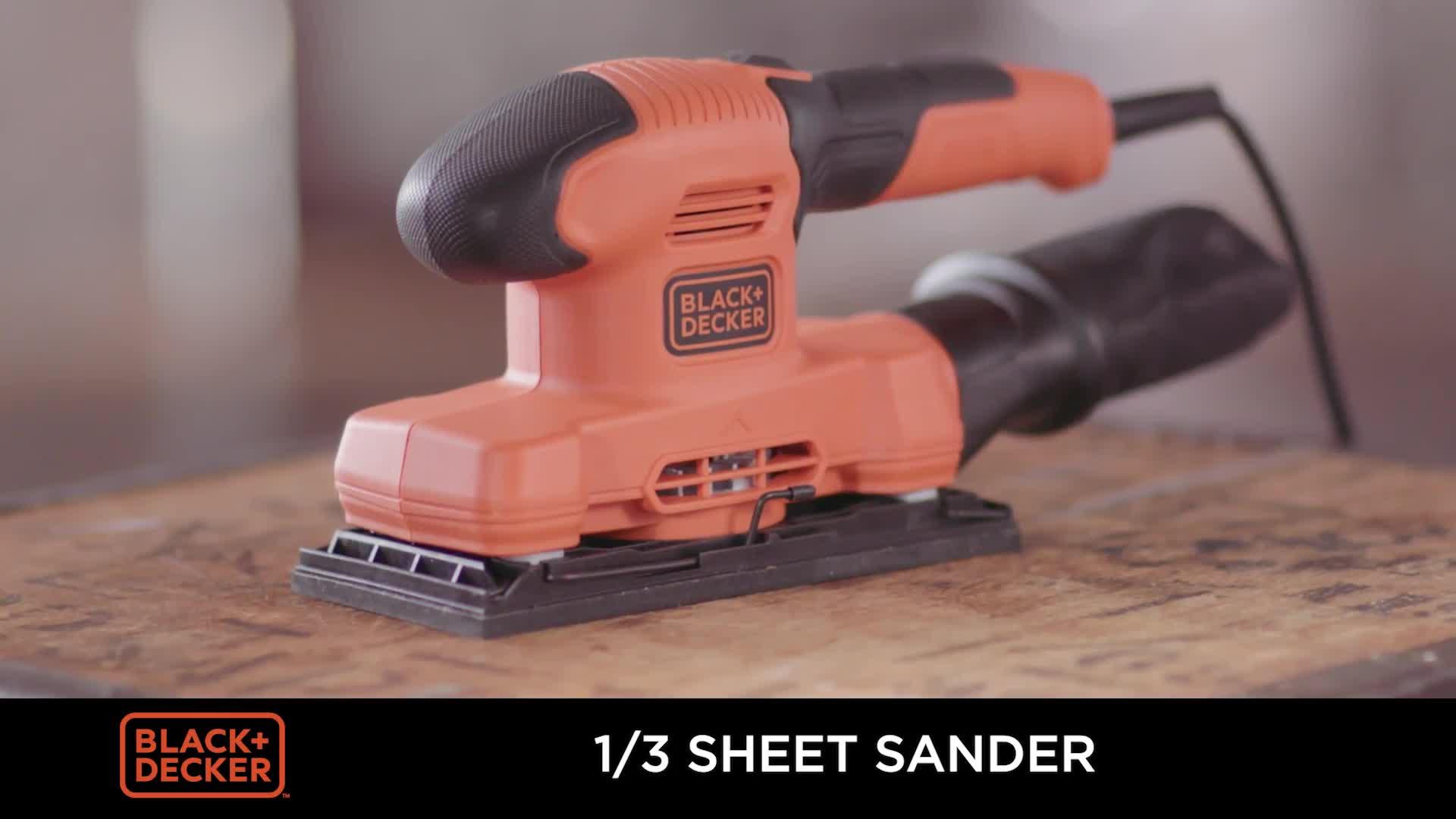 Image thumbnail 6 of 6 of Black & Decker 150W 1/3 Sheet Sander BEW220-GB