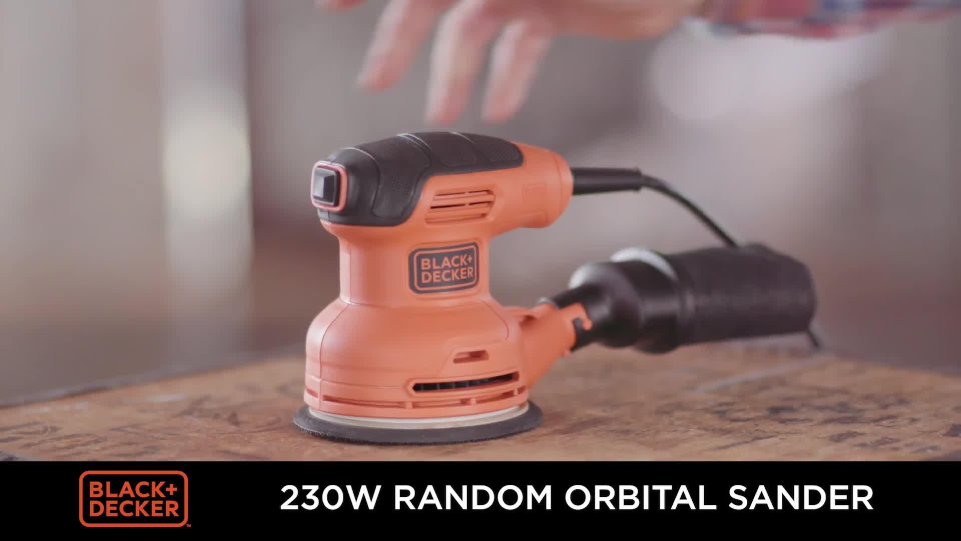 Image thumbnail 7 of 7 of Black & Decker 230W Random Orbit Sander BEW210-GB