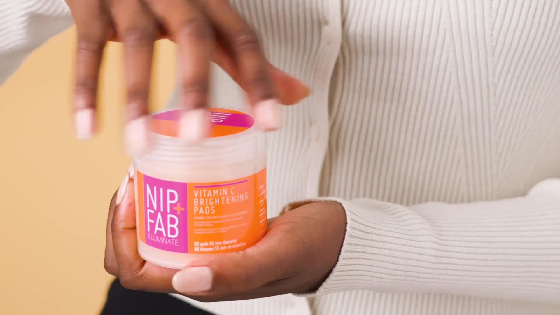 Image thumbnail 6 of 6 of Nip + Fab NIP + FAB Vitamin C,&nbsp; 60&nbsp;Pads 55mm diameter&nbsp;-80ml