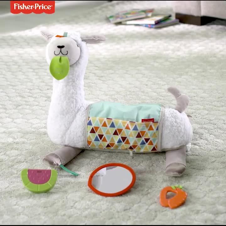 Image thumbnail 7 of 7 of Fisher-Price Grow-With-Me Tummy Time Llama