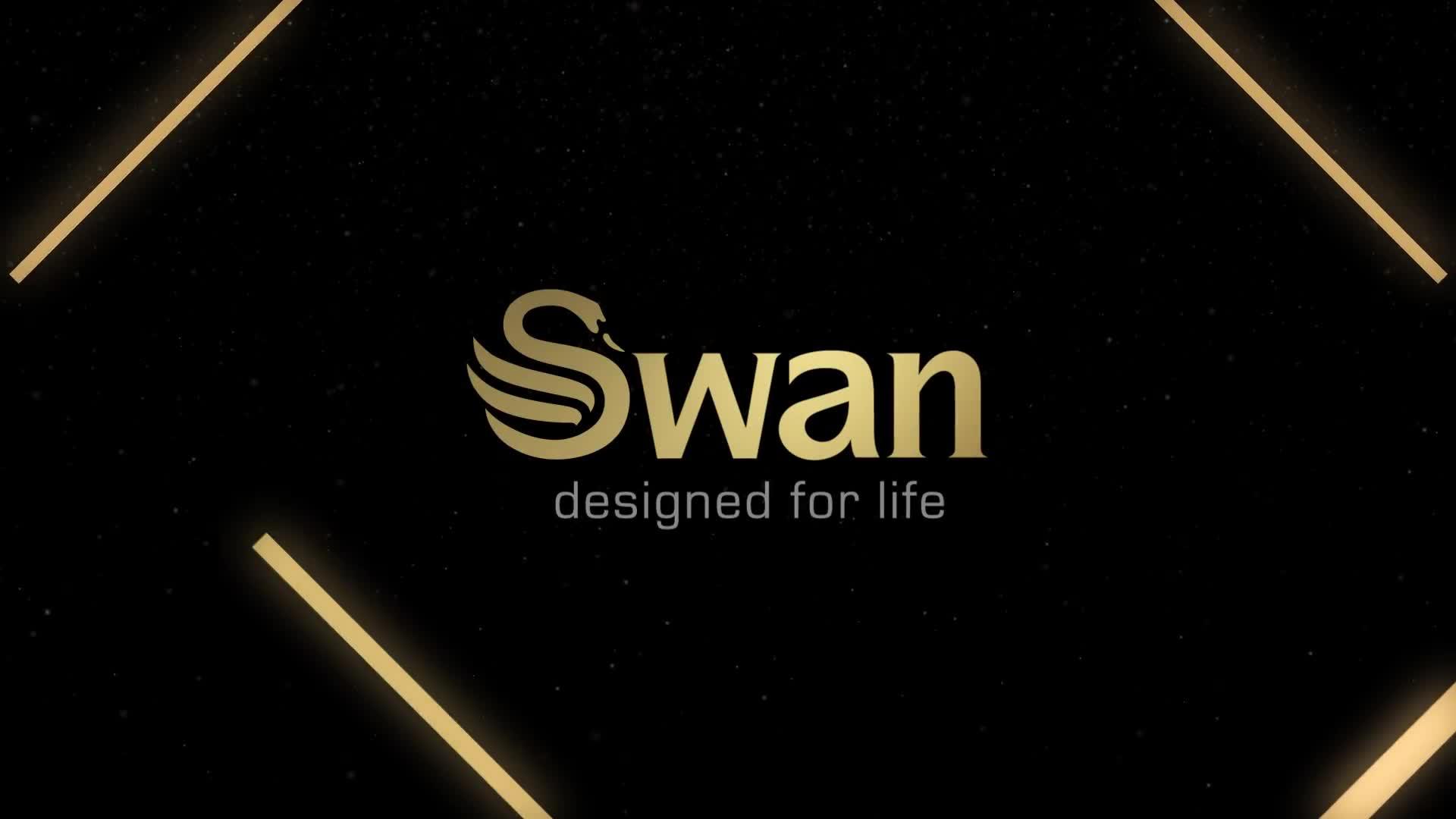 Image thumbnail 7 of 7 of Swan Swan Gatsby Range 4-Slice Toaster - Black/Gold