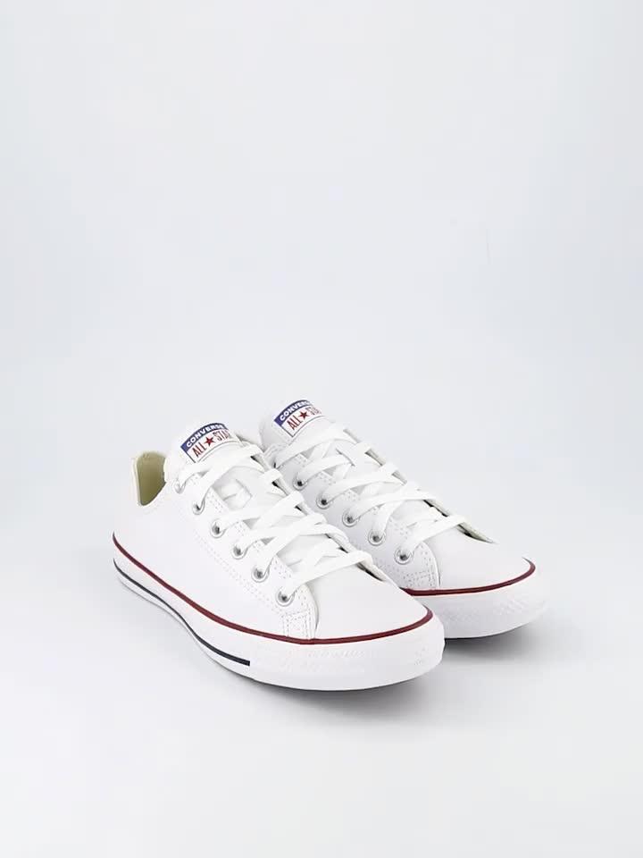 Image thumbnail 7 of 7 of Converse Unisex Leather Ox Trainers - White