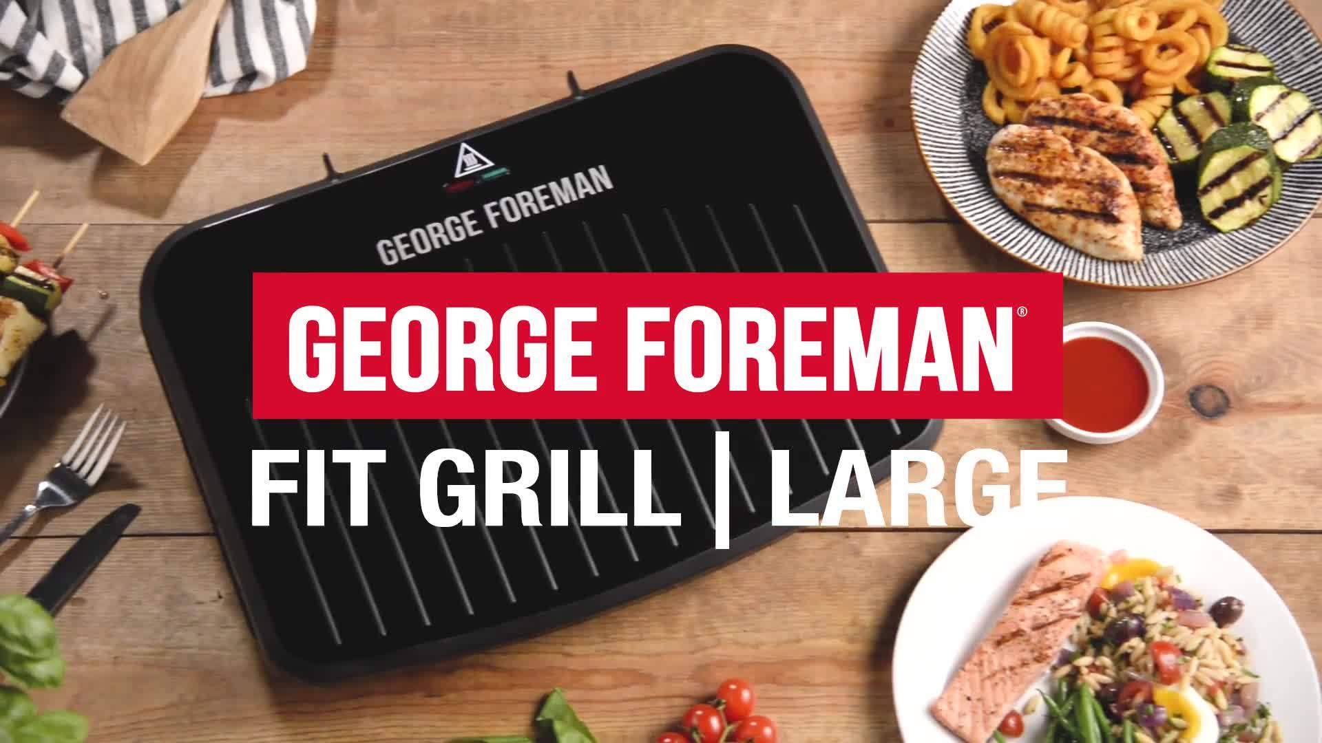 Image thumbnail 8 of 8 of George Foreman Large Black Fit Grill - 25820