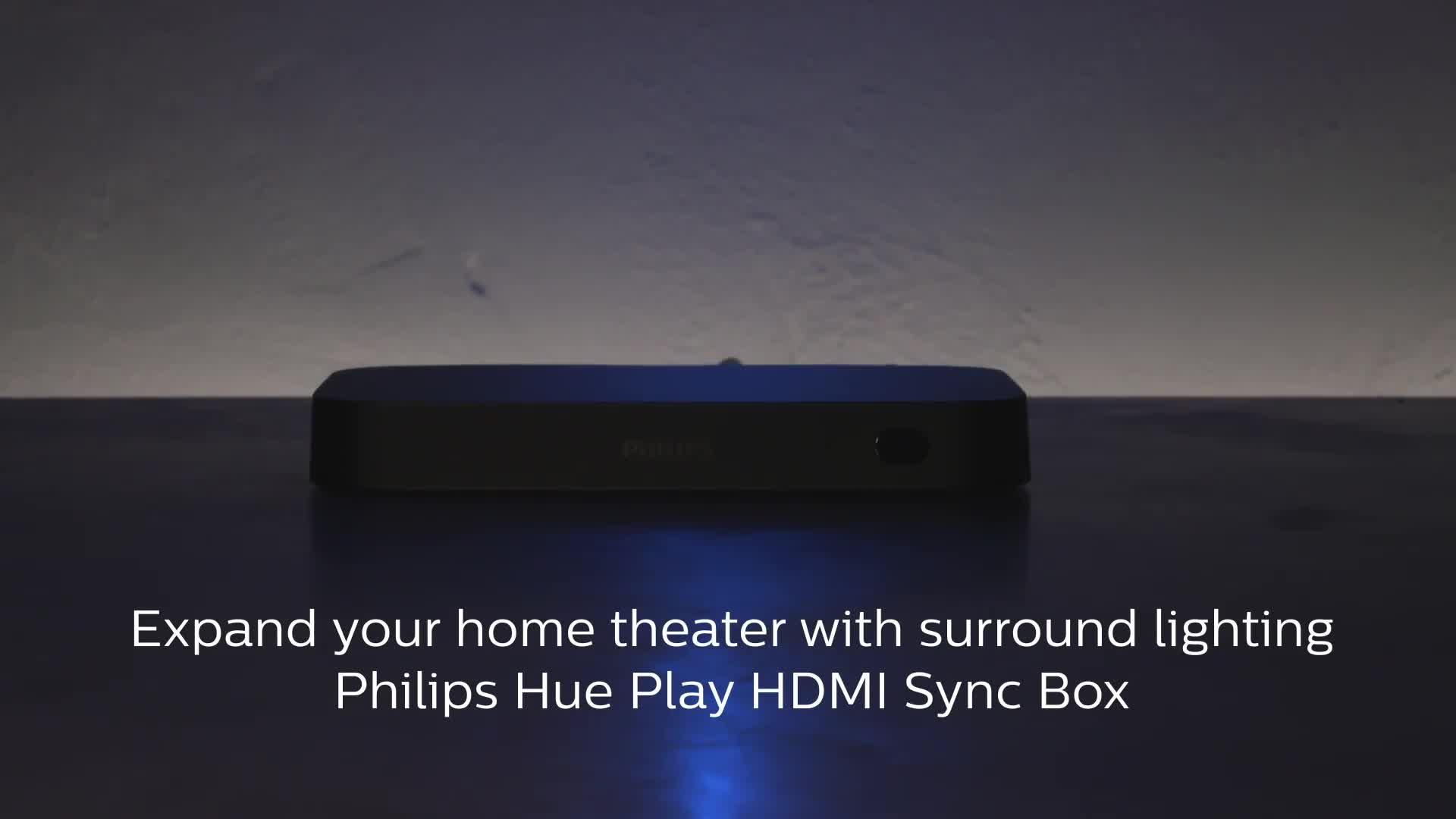 The Philips Hue Play HDMI Sync Box makes any home theater a bit
