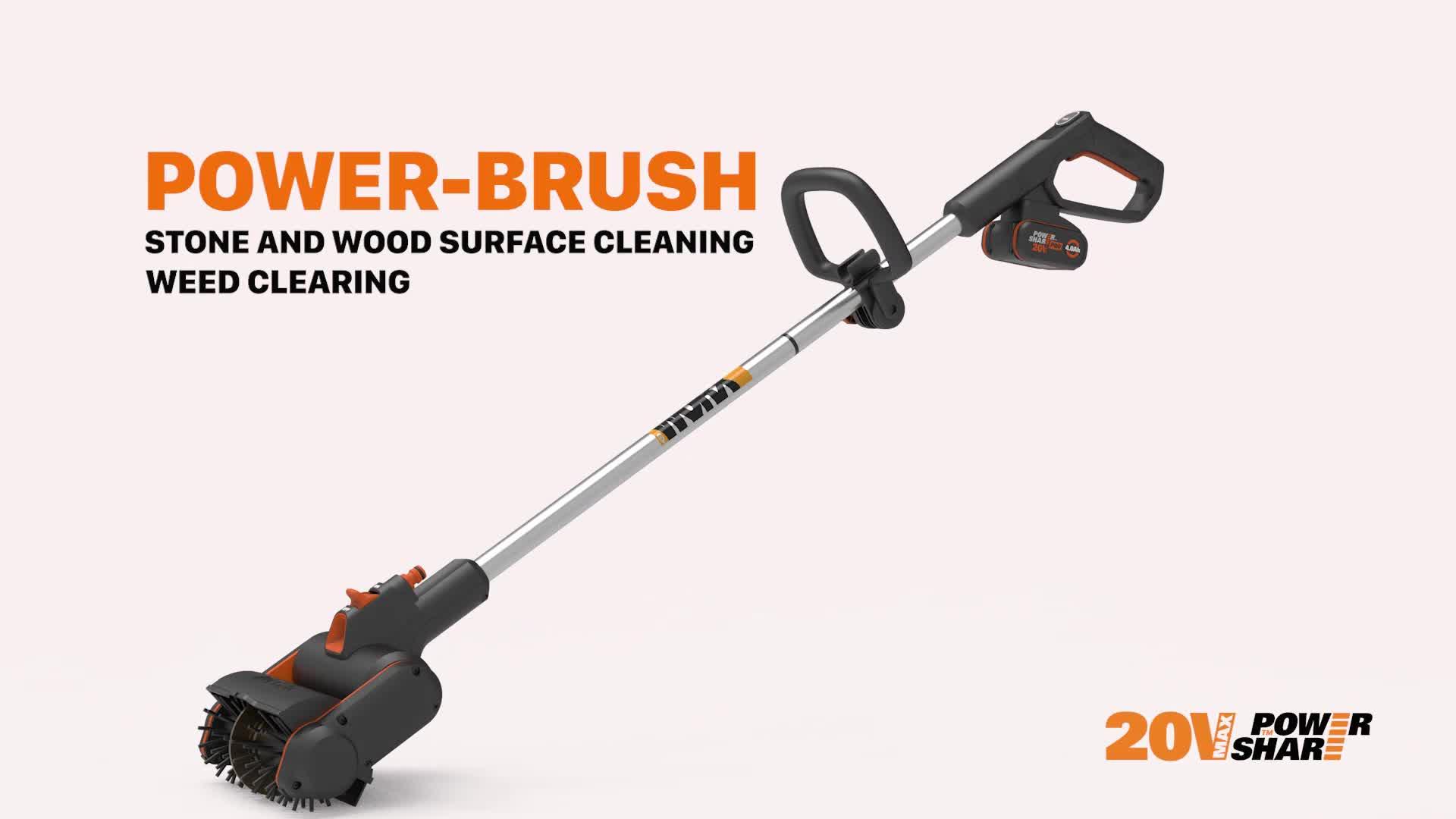 Worx WG441E 20v Cordless Power Brush Garden Cleaner Very Ireland