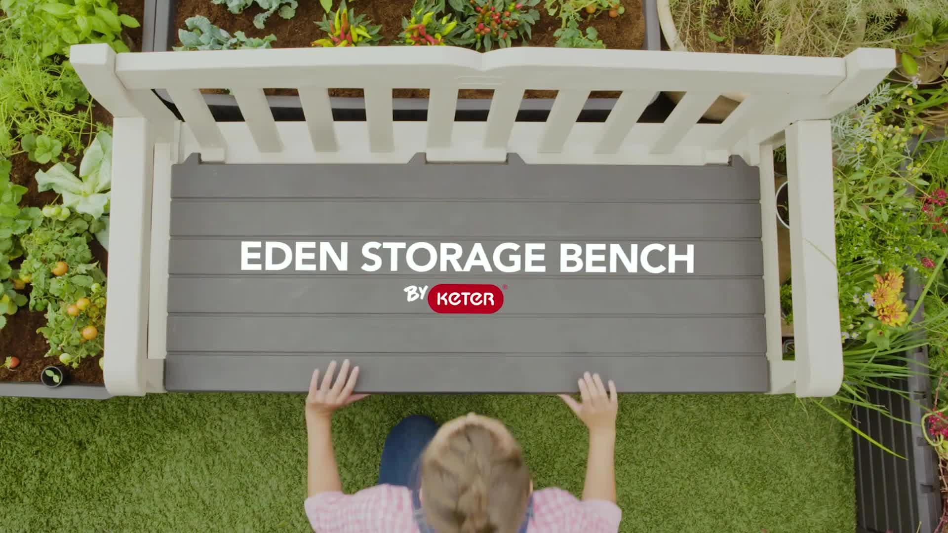 Image thumbnail 7 of 7 of Keter Eden Storage Bench