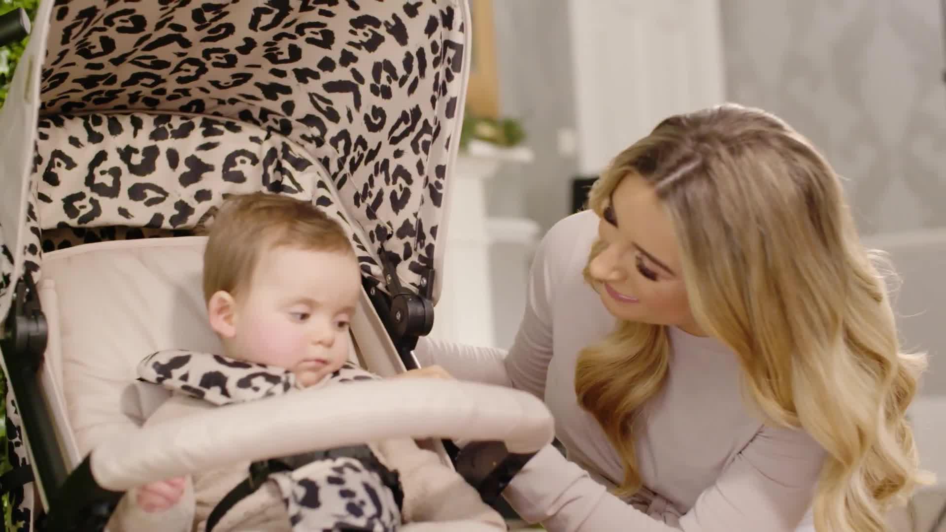 Image thumbnail 7 of 7 of My Babiie MB51 Plus Stroller - Fawn Leopard