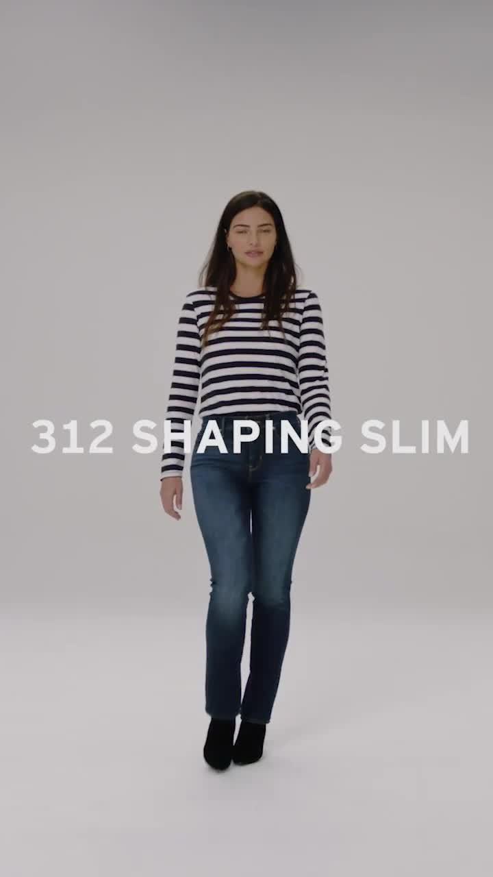 Levi's 312 shaping slim deals jeans review