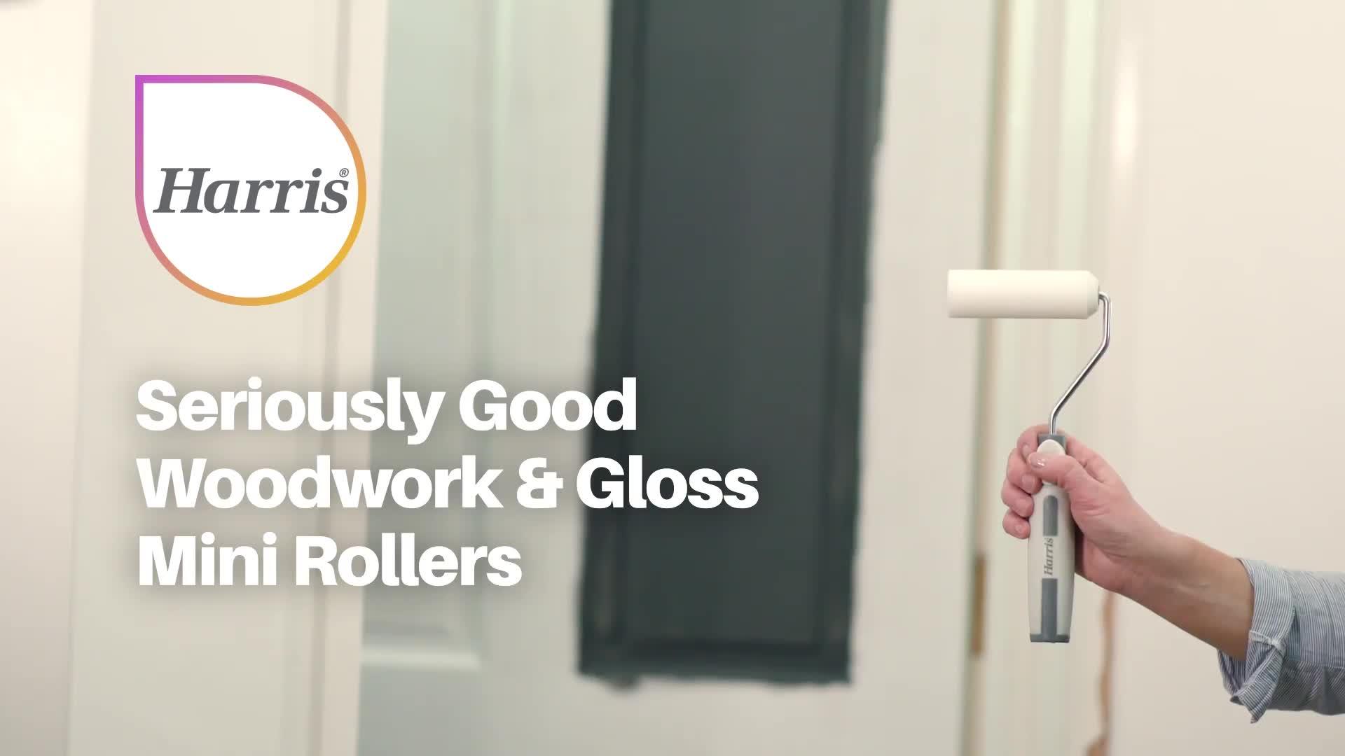 Image thumbnail 4 of 4 of Harris Harris Seriously Good Woodwork Gloss Mini Roller Set 4in - 228 grams