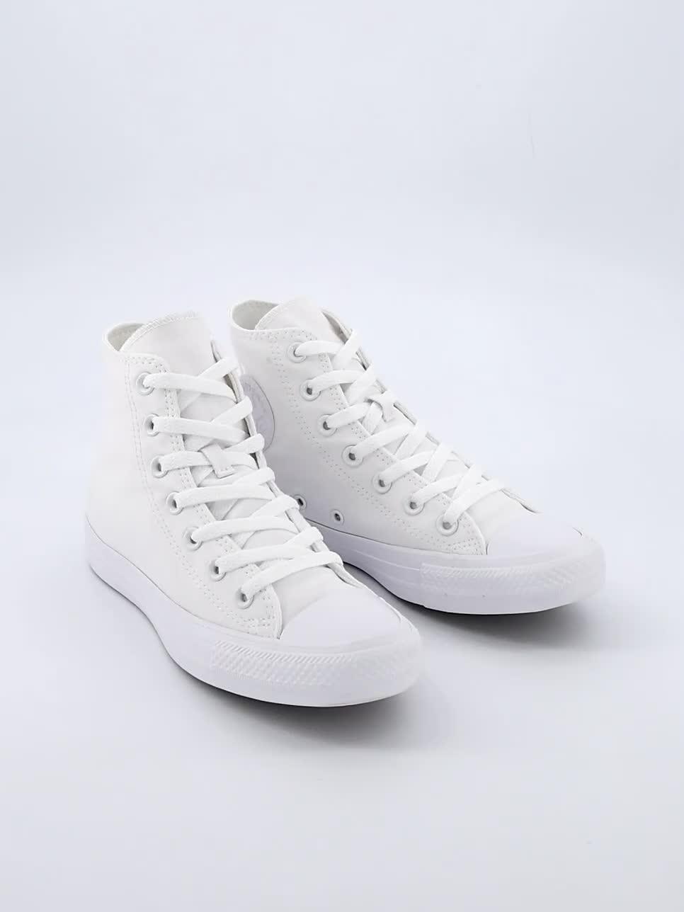 Image thumbnail 7 of 7 of Converse Unisex Canvas Hi Top Trainers - White