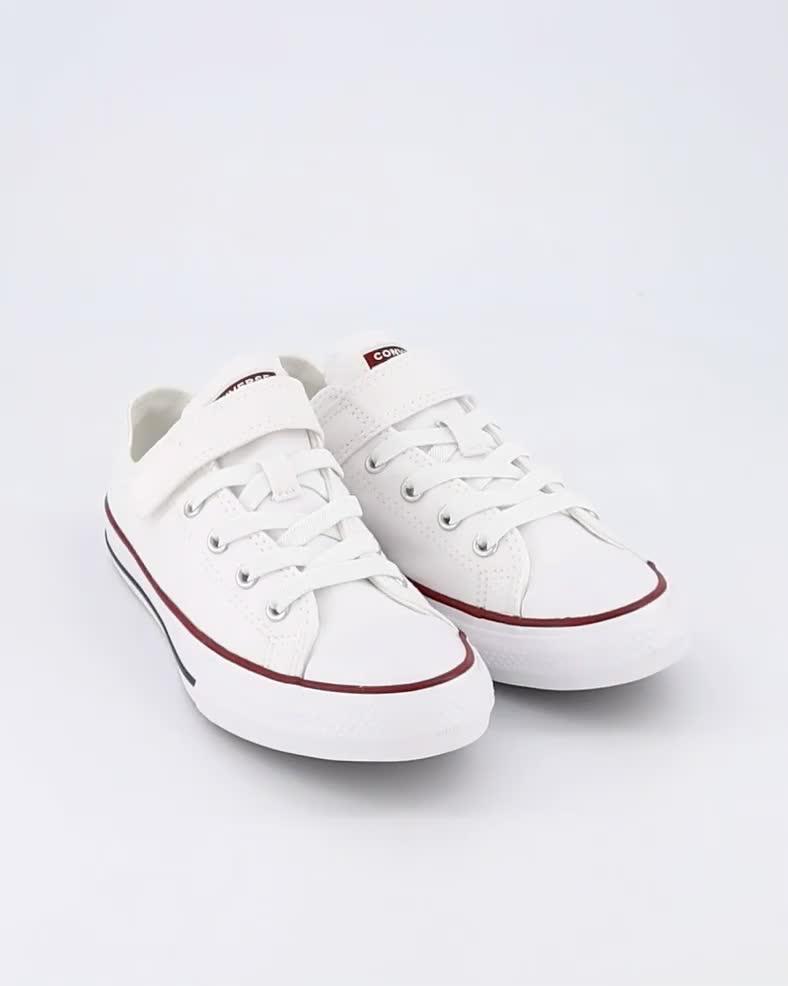 Image thumbnail 6 of 6 of Converse Kids Easy-On Velcro Ox Trainers - White