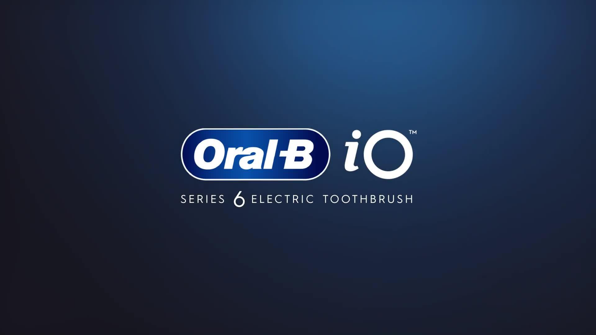 Image thumbnail 7 of 7 of Oral-B iO6 Black Lava and&nbsp;Pink Sand Electric Toothbrush Duo Pack