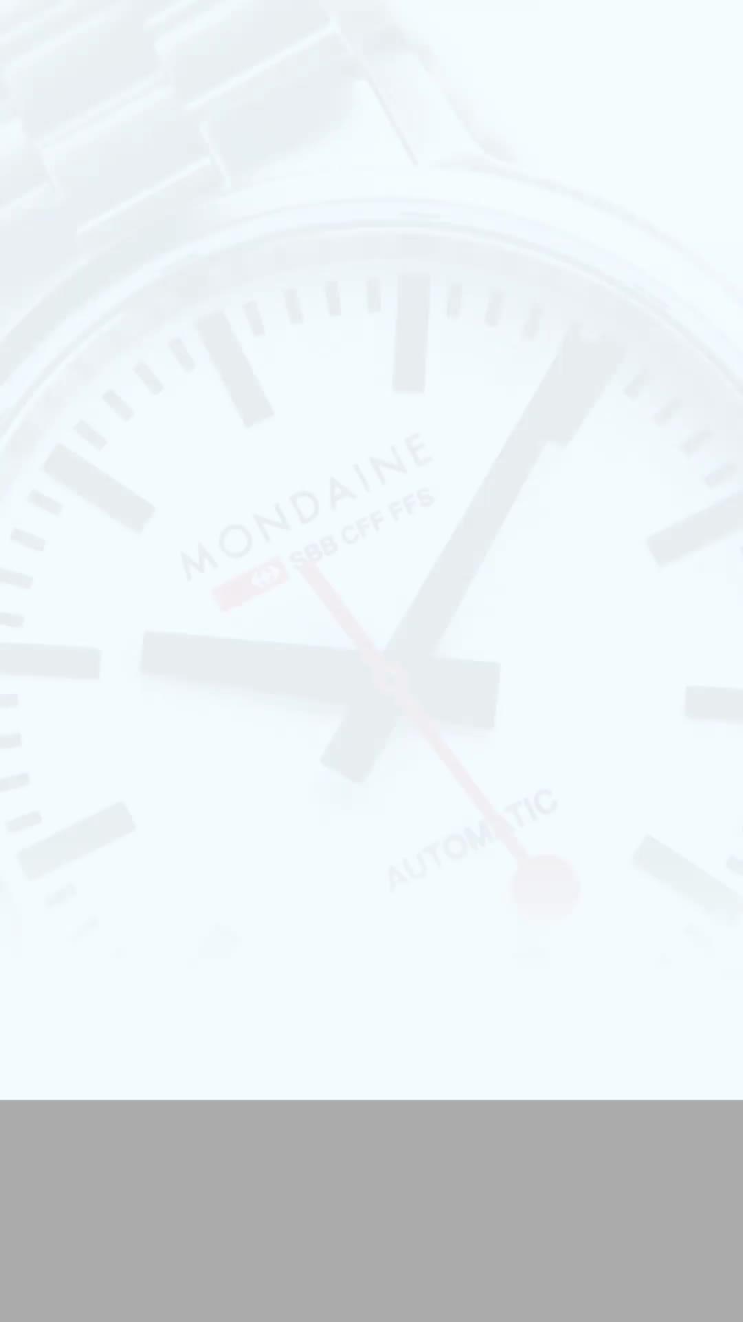 Image thumbnail 7 of 7 of Mondaine Original Automatic - Backlight Stainless Steel Mens Watch