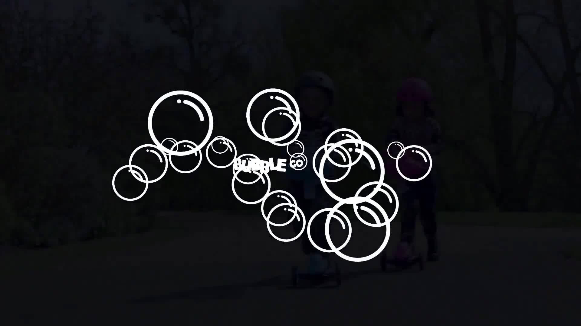Image thumbnail 7 of 7 of XOOTZ Bubble Go Tri-Scooter - Blue